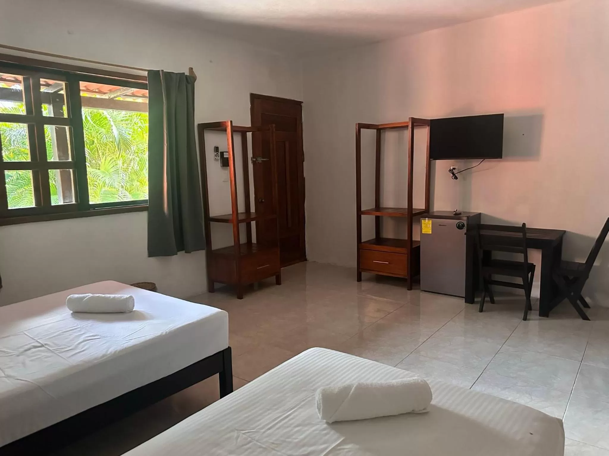 Bed in Hotel Bacalar Sunshine