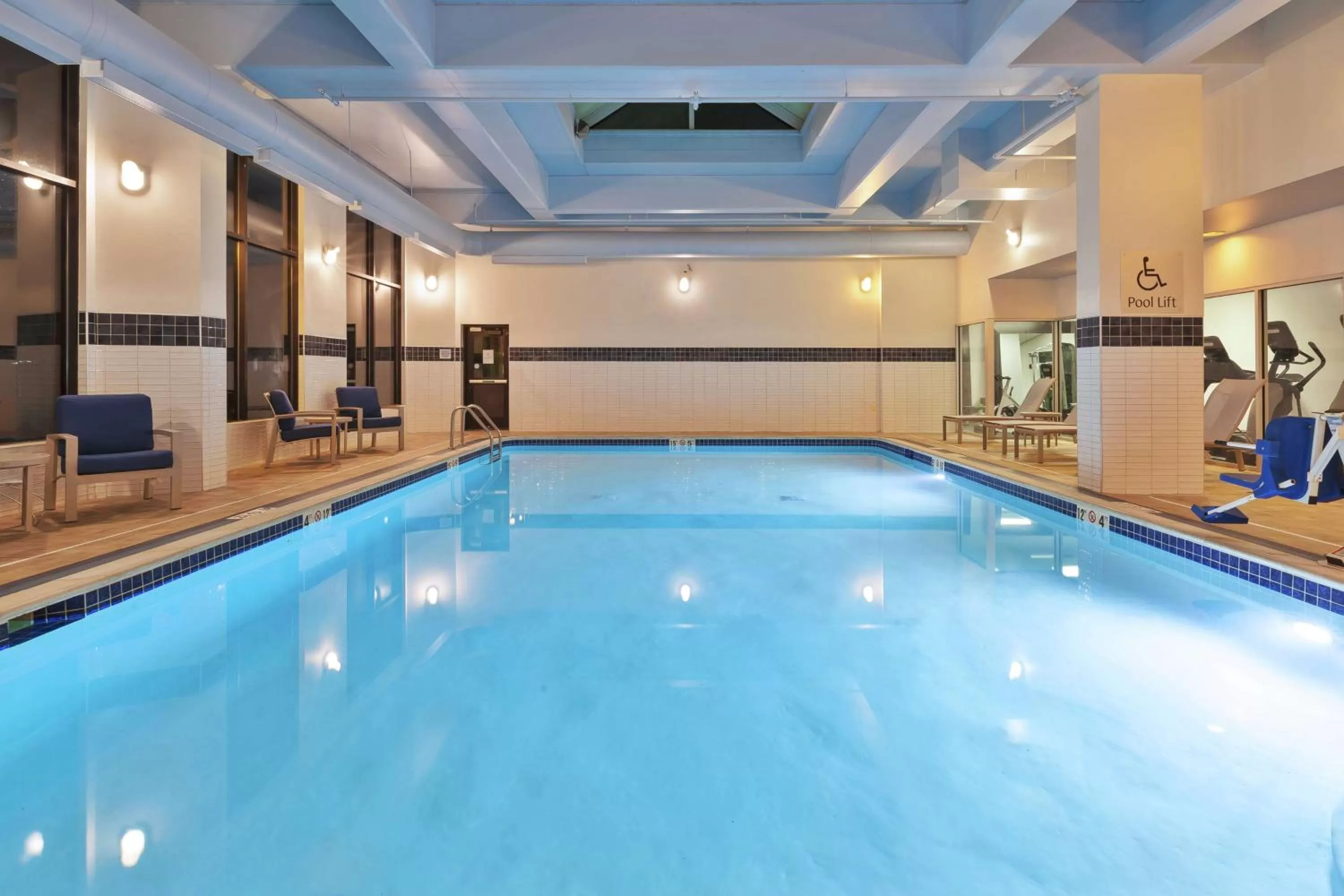 Pool view in Hotel Auburn Hills