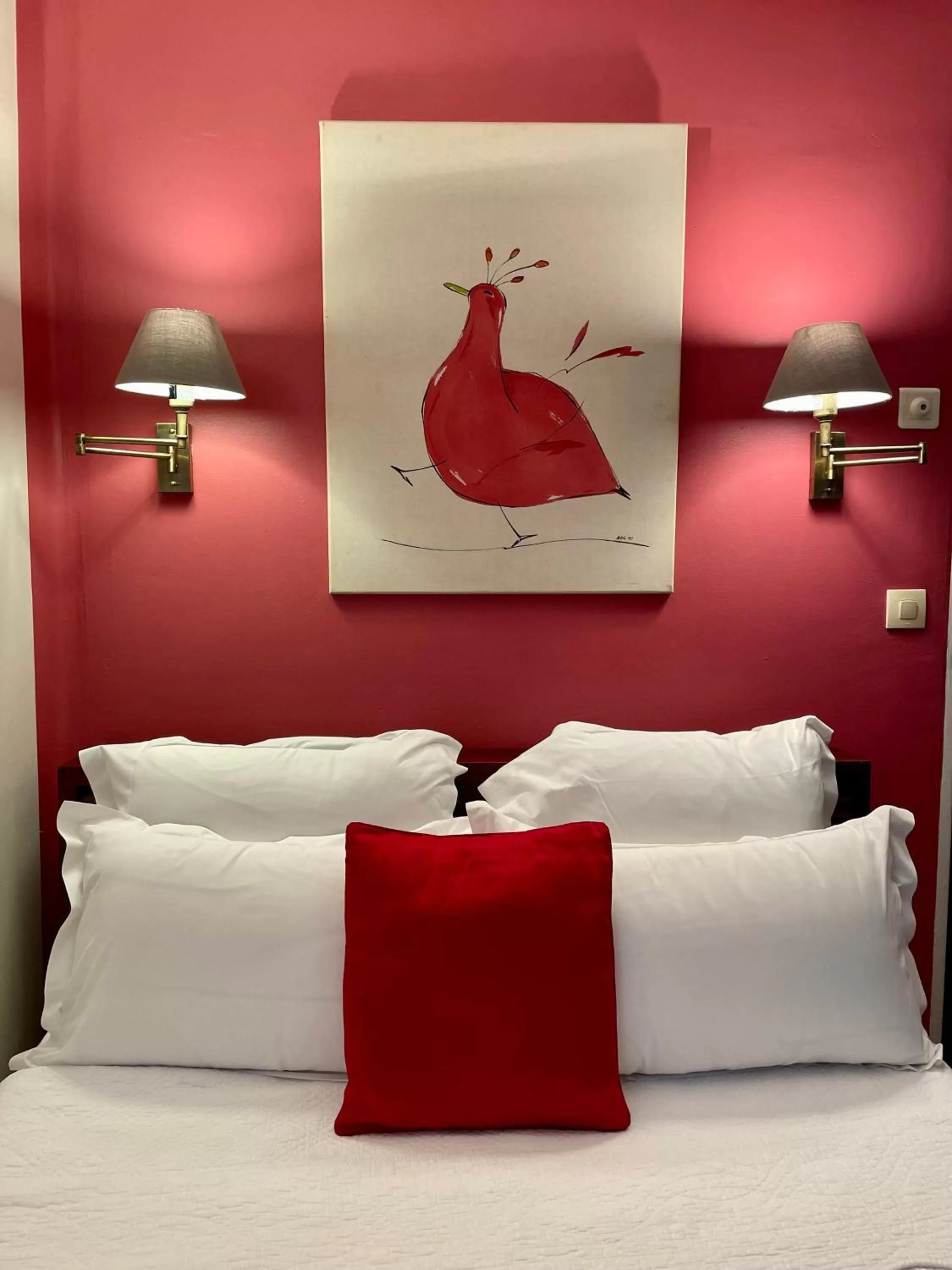 Bedroom, Bed in Hotel l'Impératrice