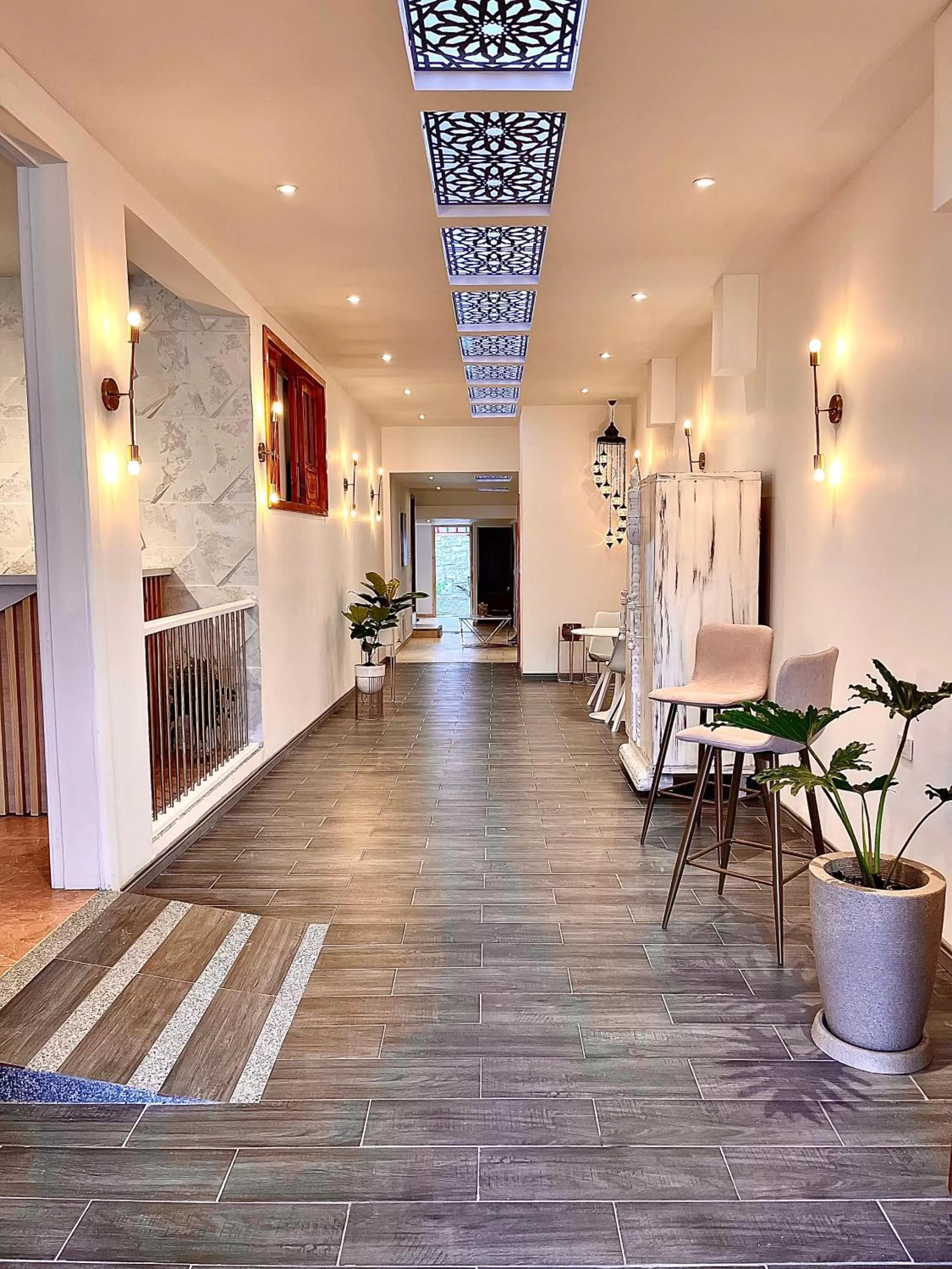 Living room in El Zócalo Hotel Boutique