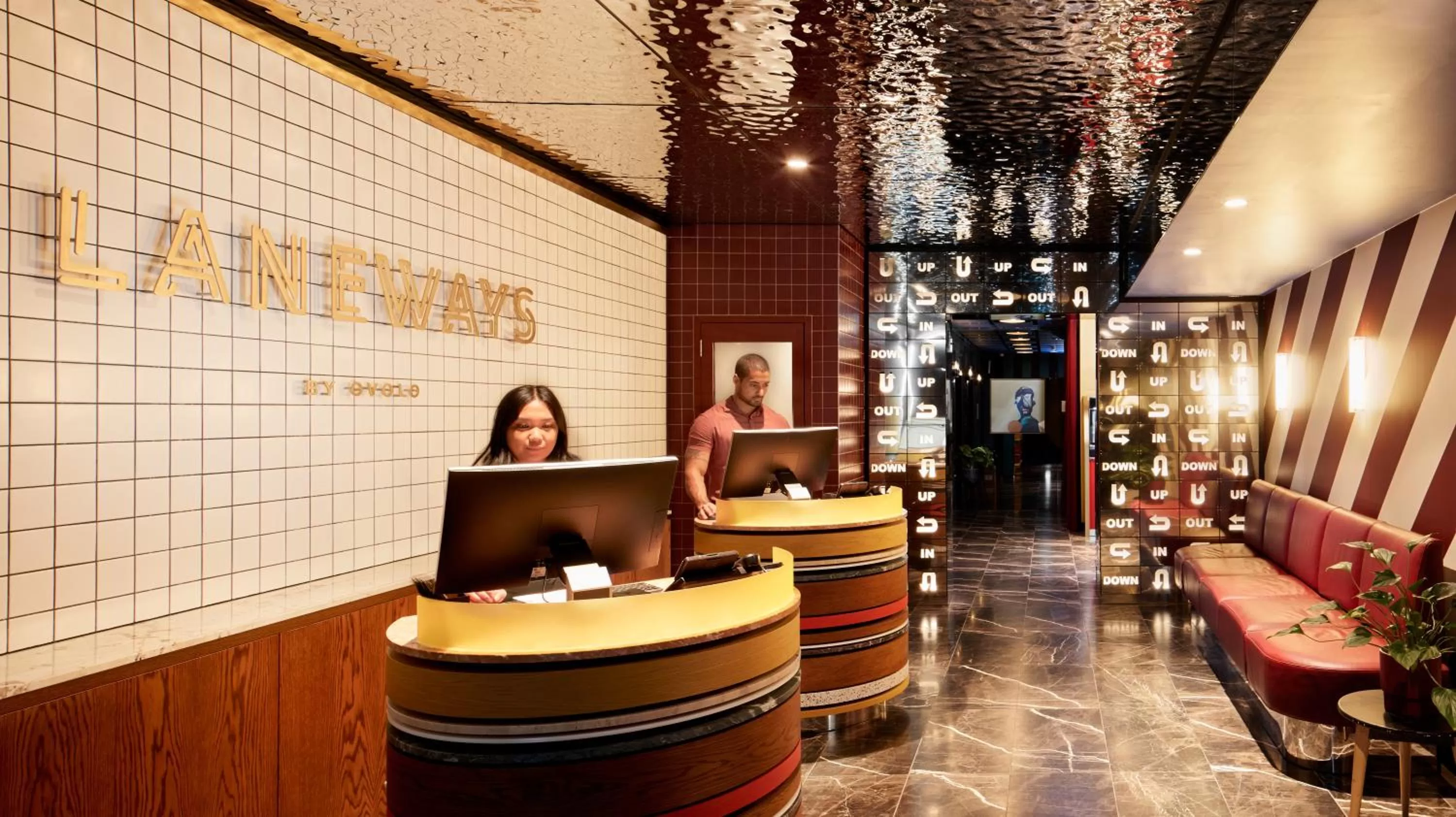 Lobby or reception in Laneways by Ovolo