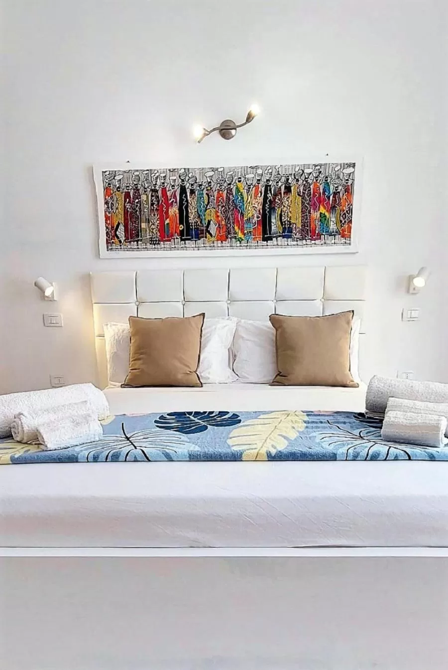 Bed in Branco Suites - Rooms & Holiday Apartments