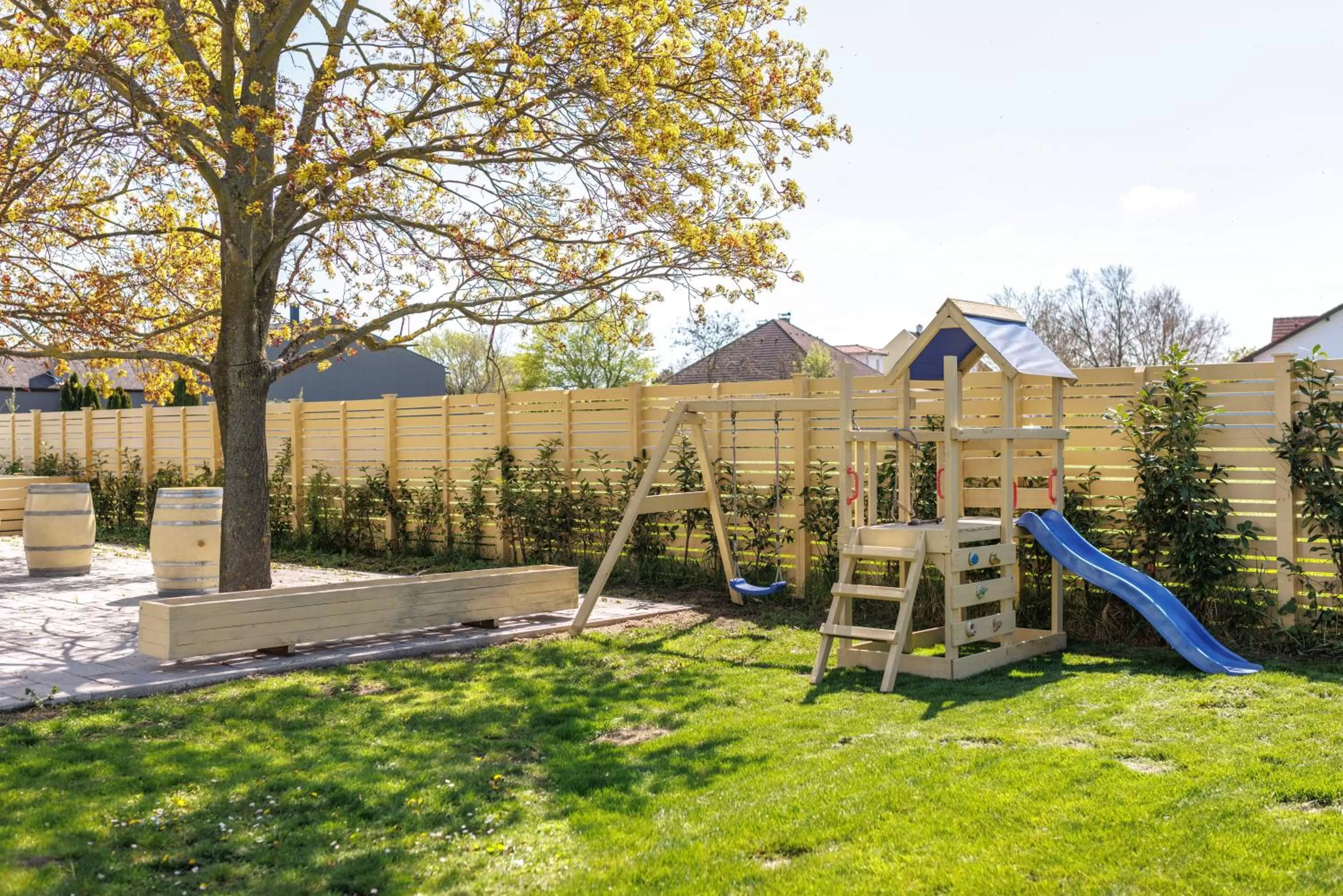 Children play ground, Property Building in Kracher Hotel Doppelzimmer