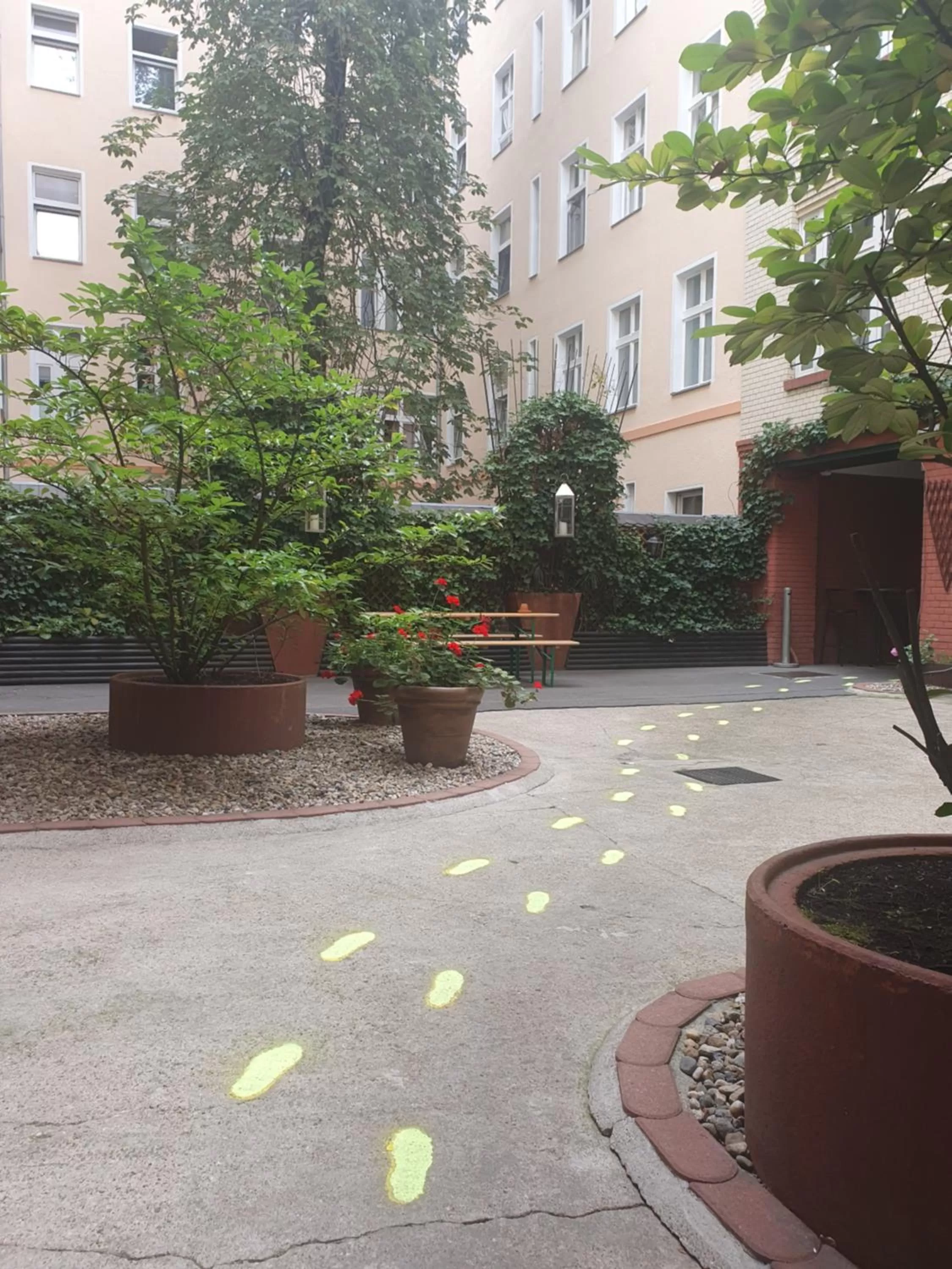 Garden view in Erlanger Hof