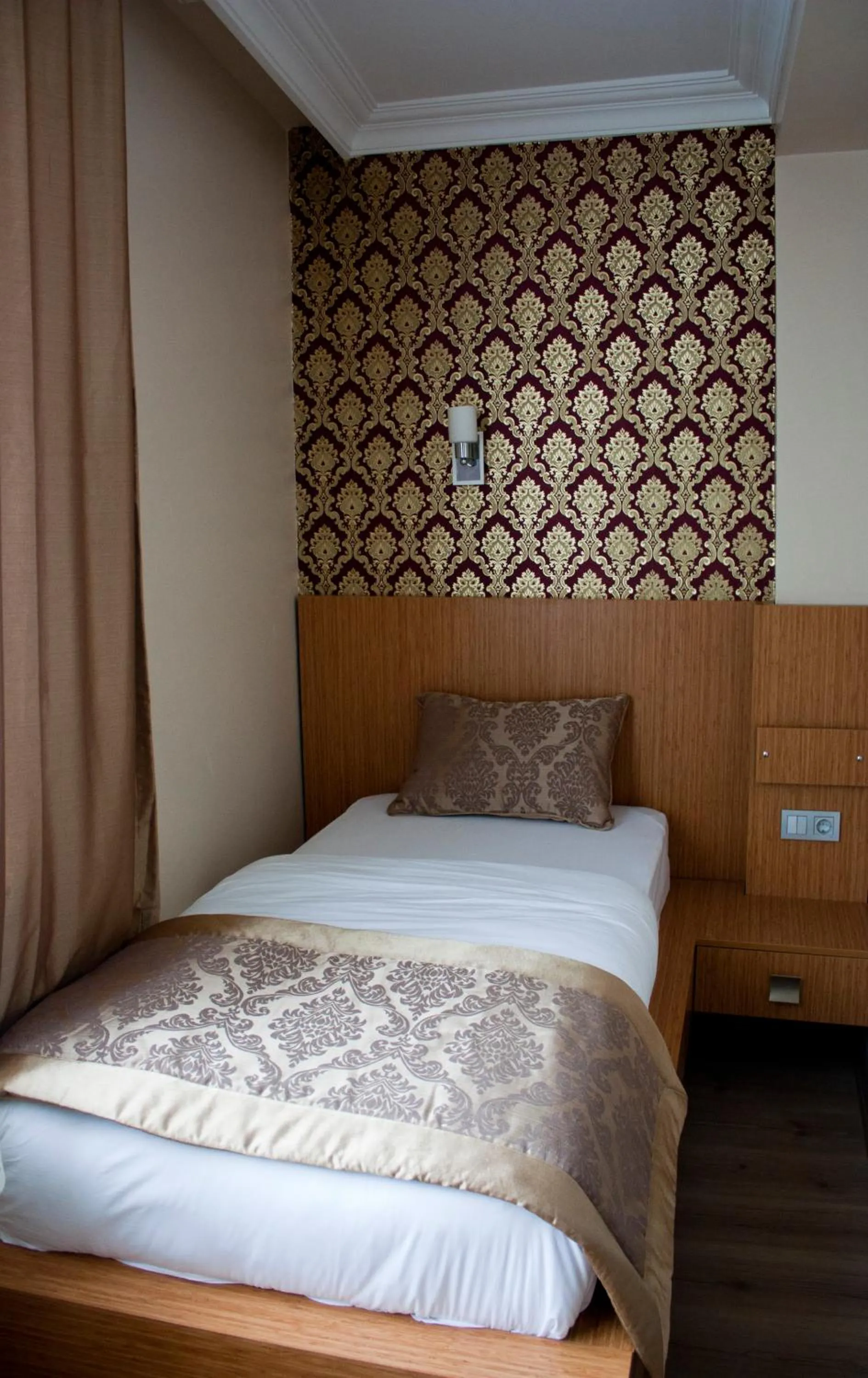 Decorative detail, Bed in Istanbul Central Hotel