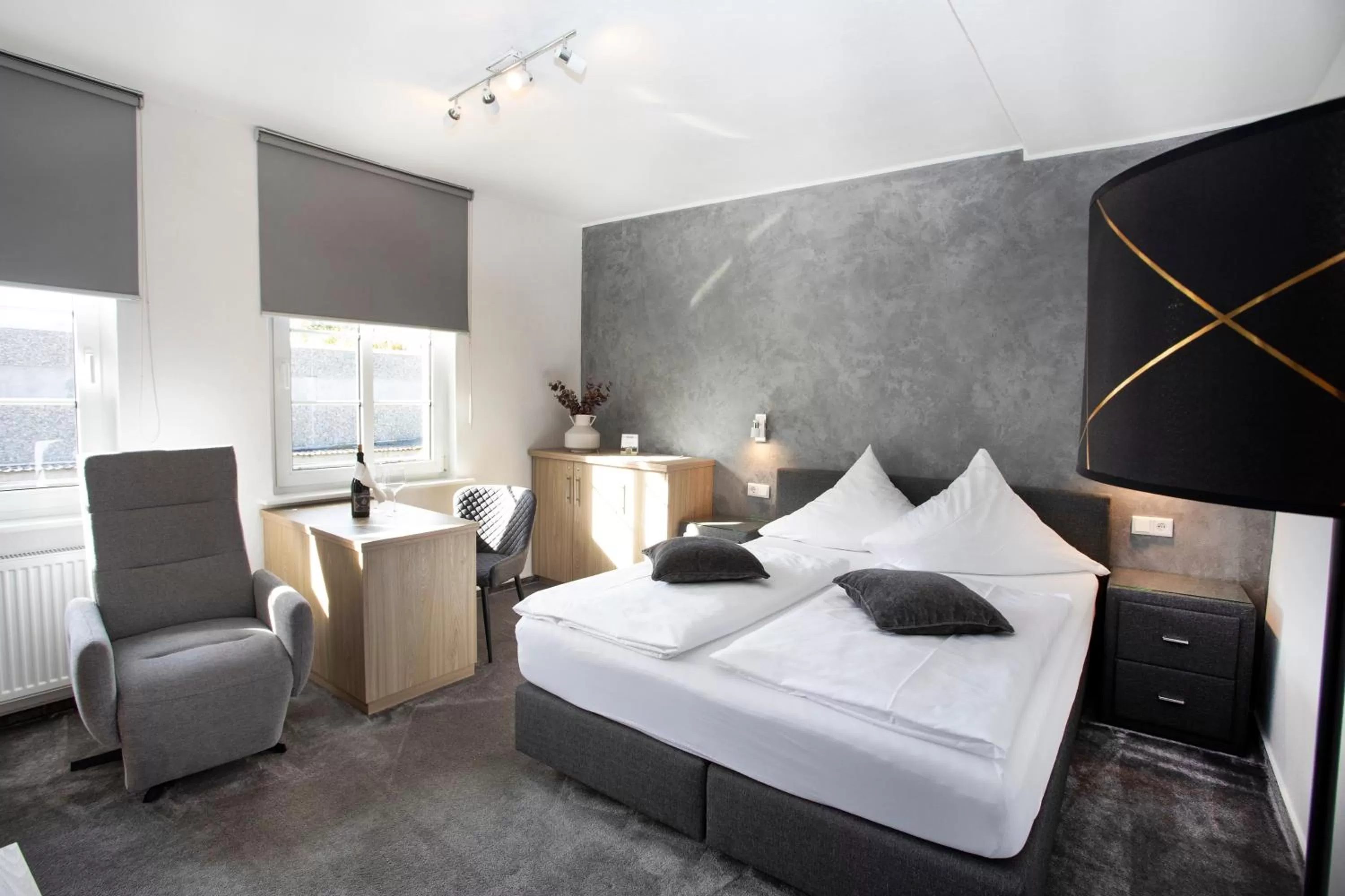 Bed in Hotel Forsthaus