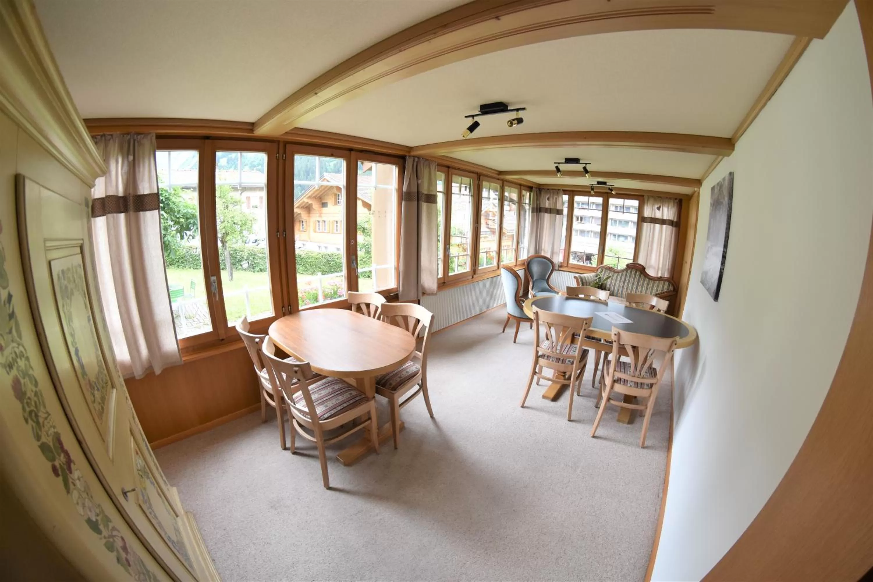 Communal lounge/ TV room in First Lodge