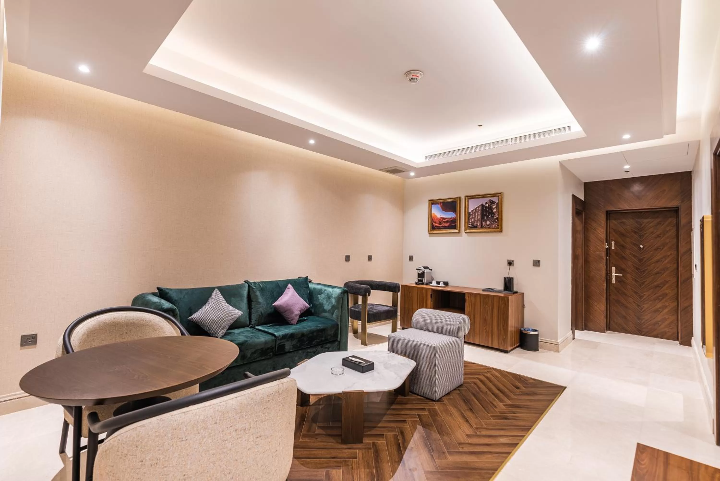 Living room in Tura Residence Olaya - ترى للشقق المخدومة العليا