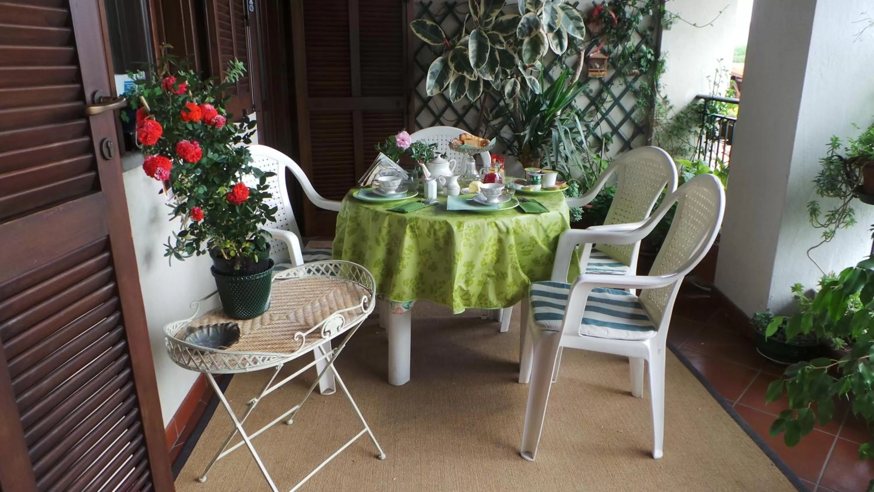 Balcony/Terrace in B&B La Rampichina