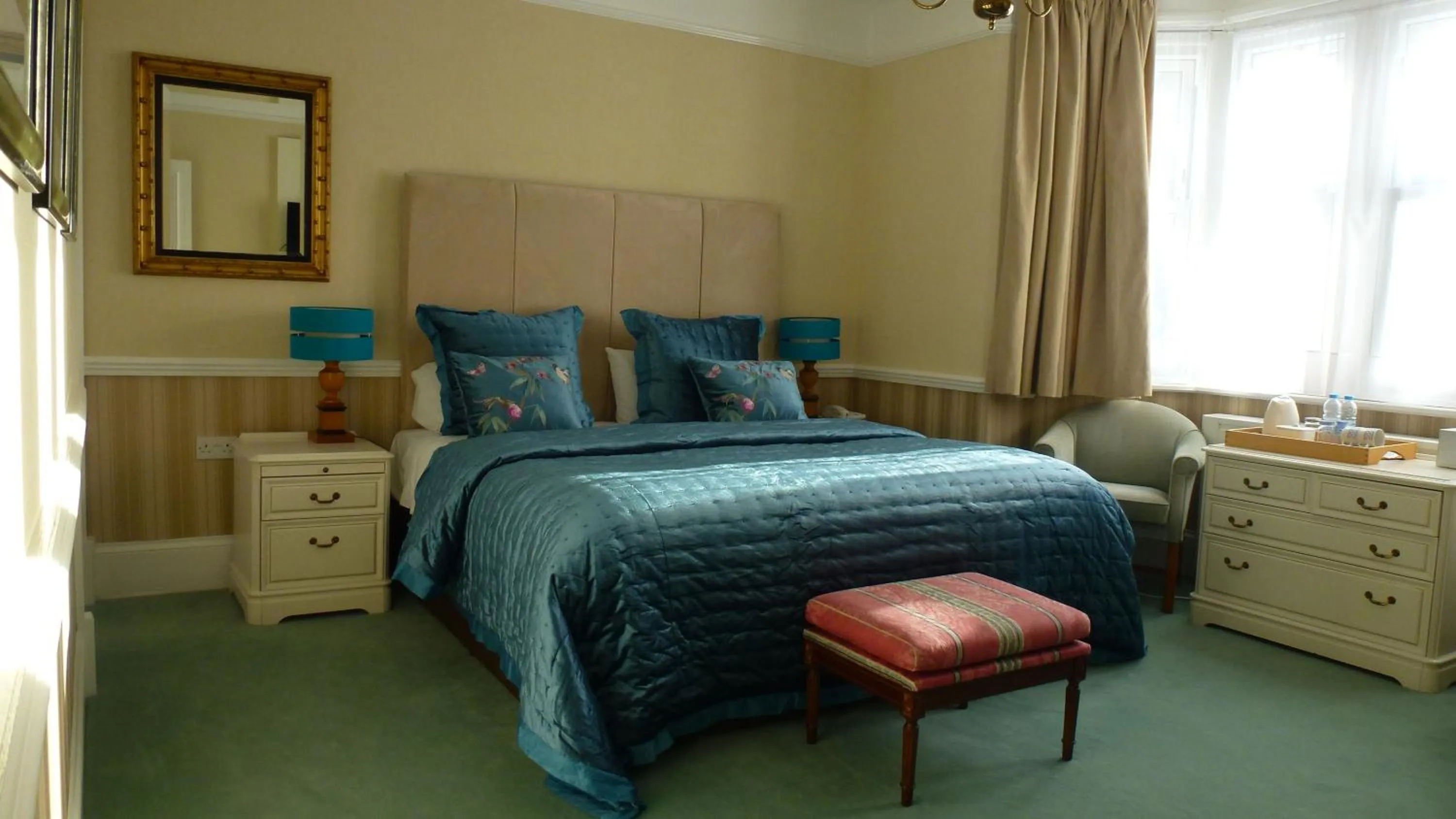 Bed in Beech House Hotel