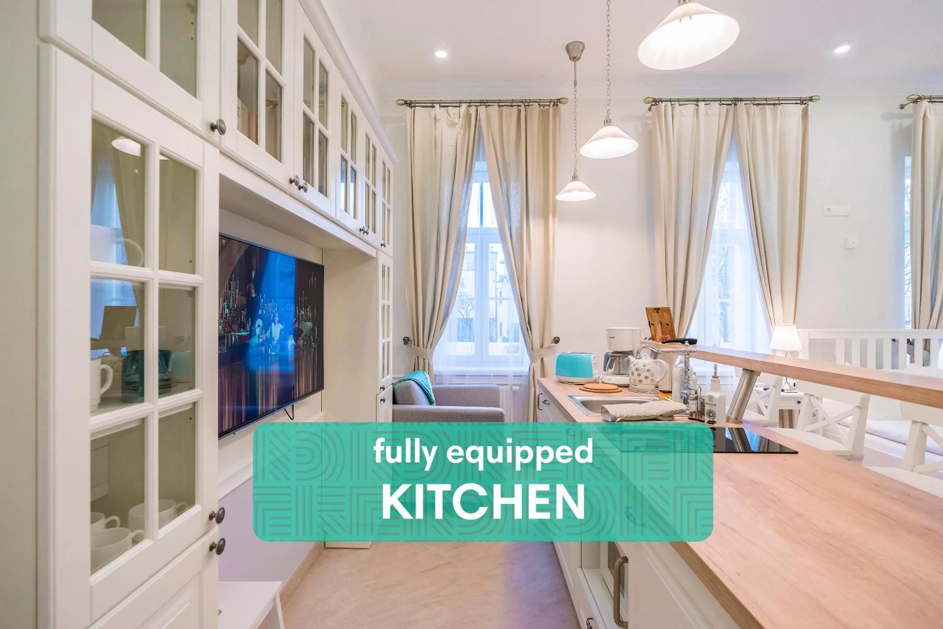 kitchen in Revelton Suites Tallinn