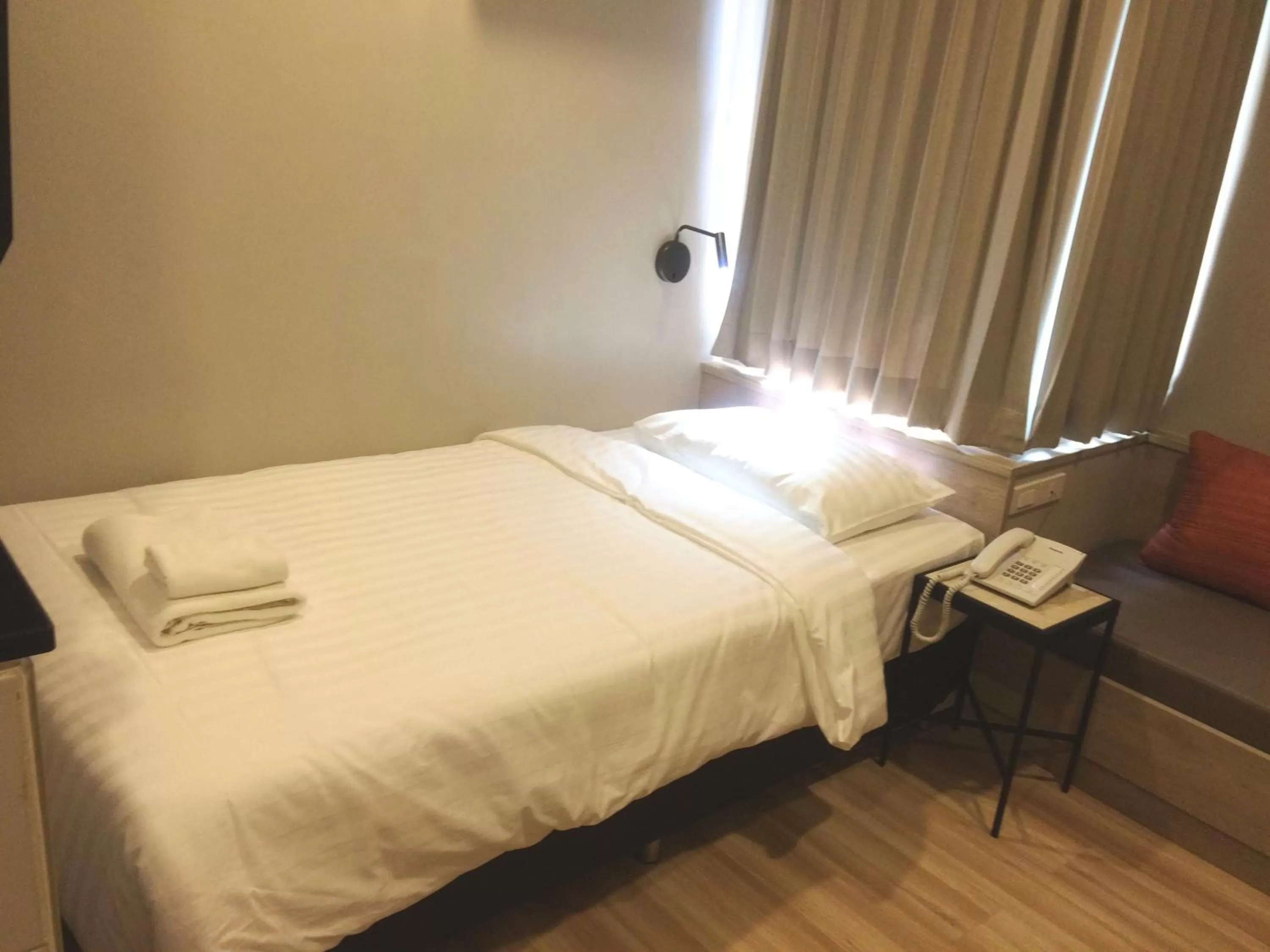 Bed in YWCA Hotel Bangkok