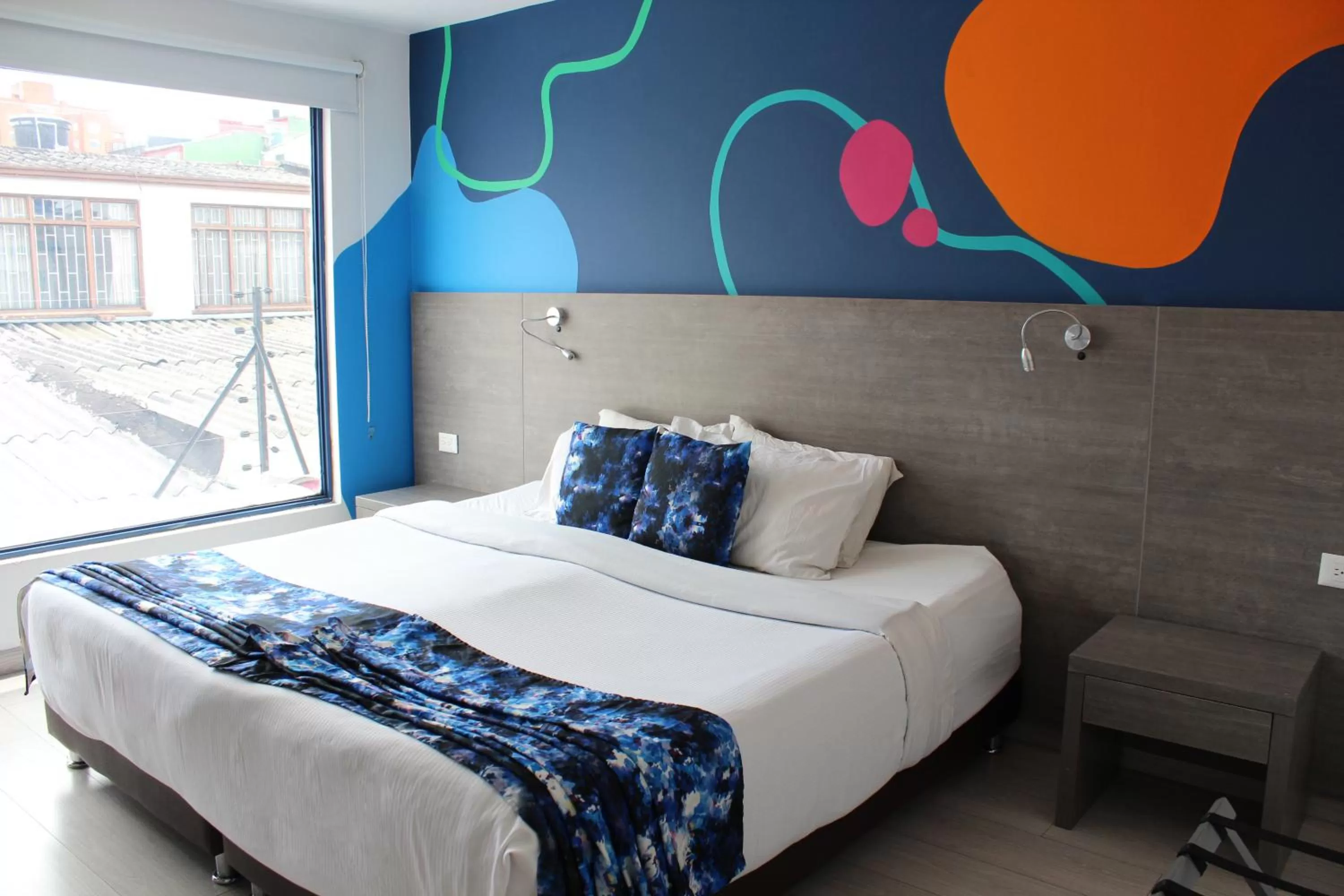 Bed in Agora Suites Self-Service Boutique Hotel