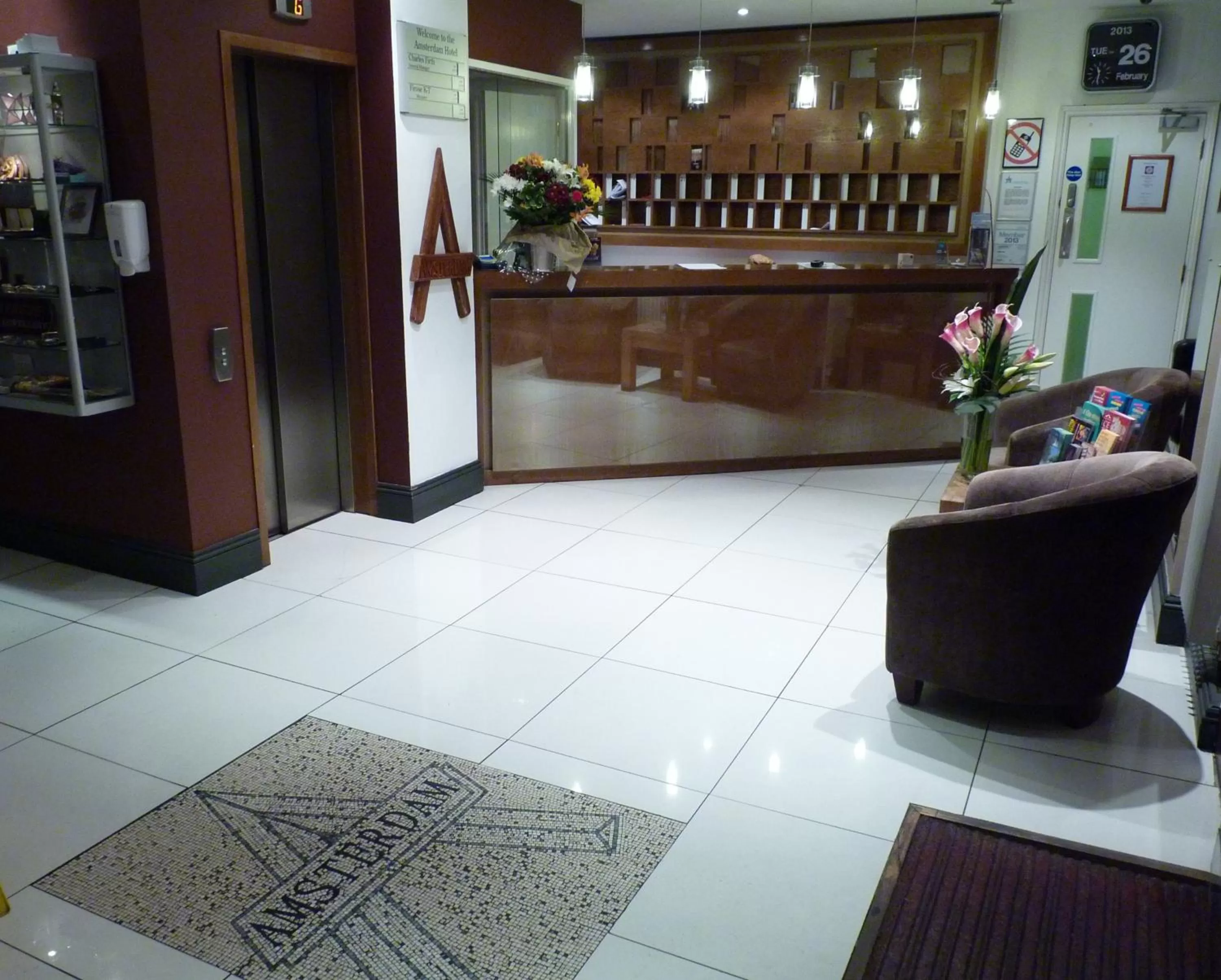 Lobby or reception in Amsterdam Hotel Brighton Seafront