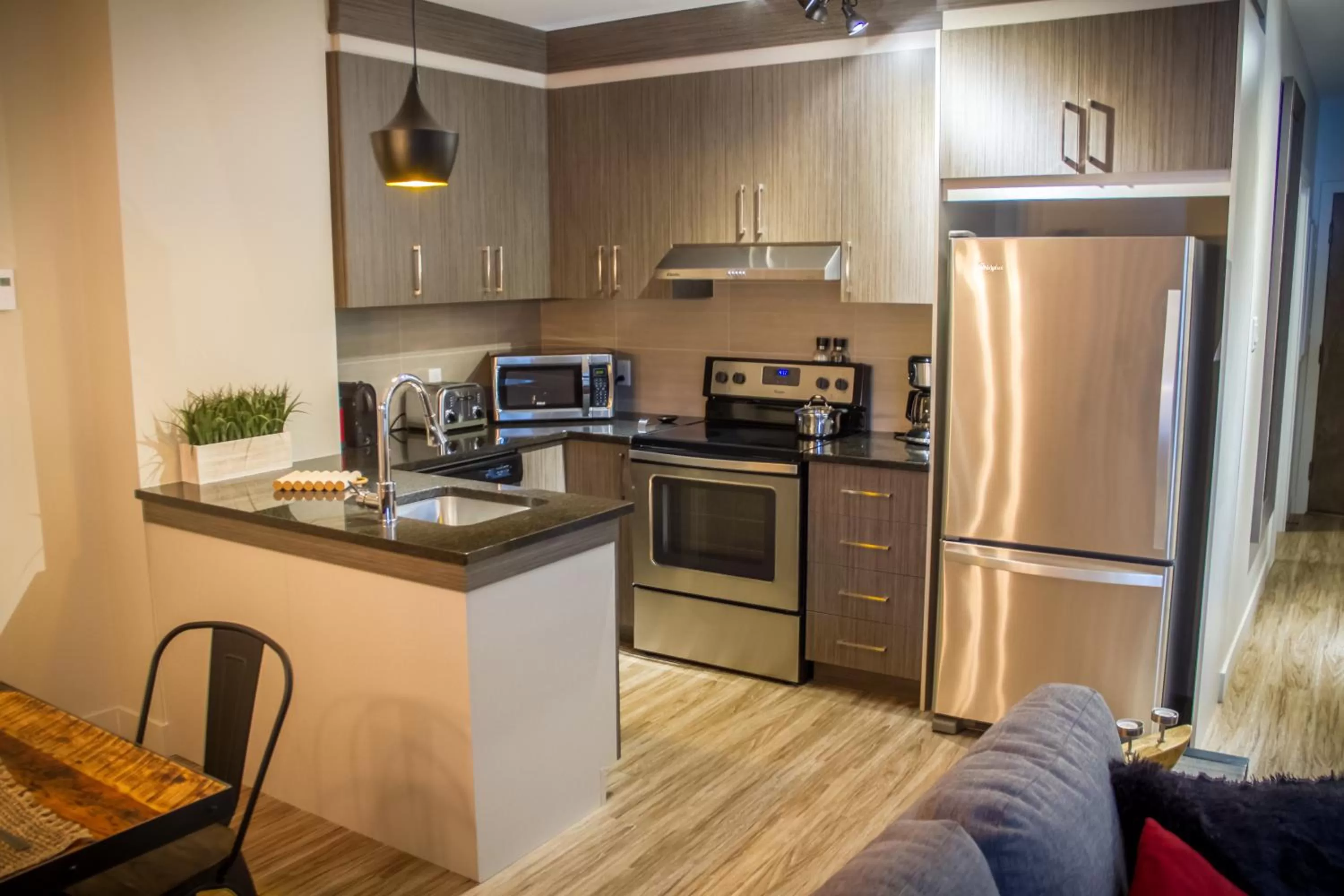 Kitchen or kitchenette in Le Viking Resort