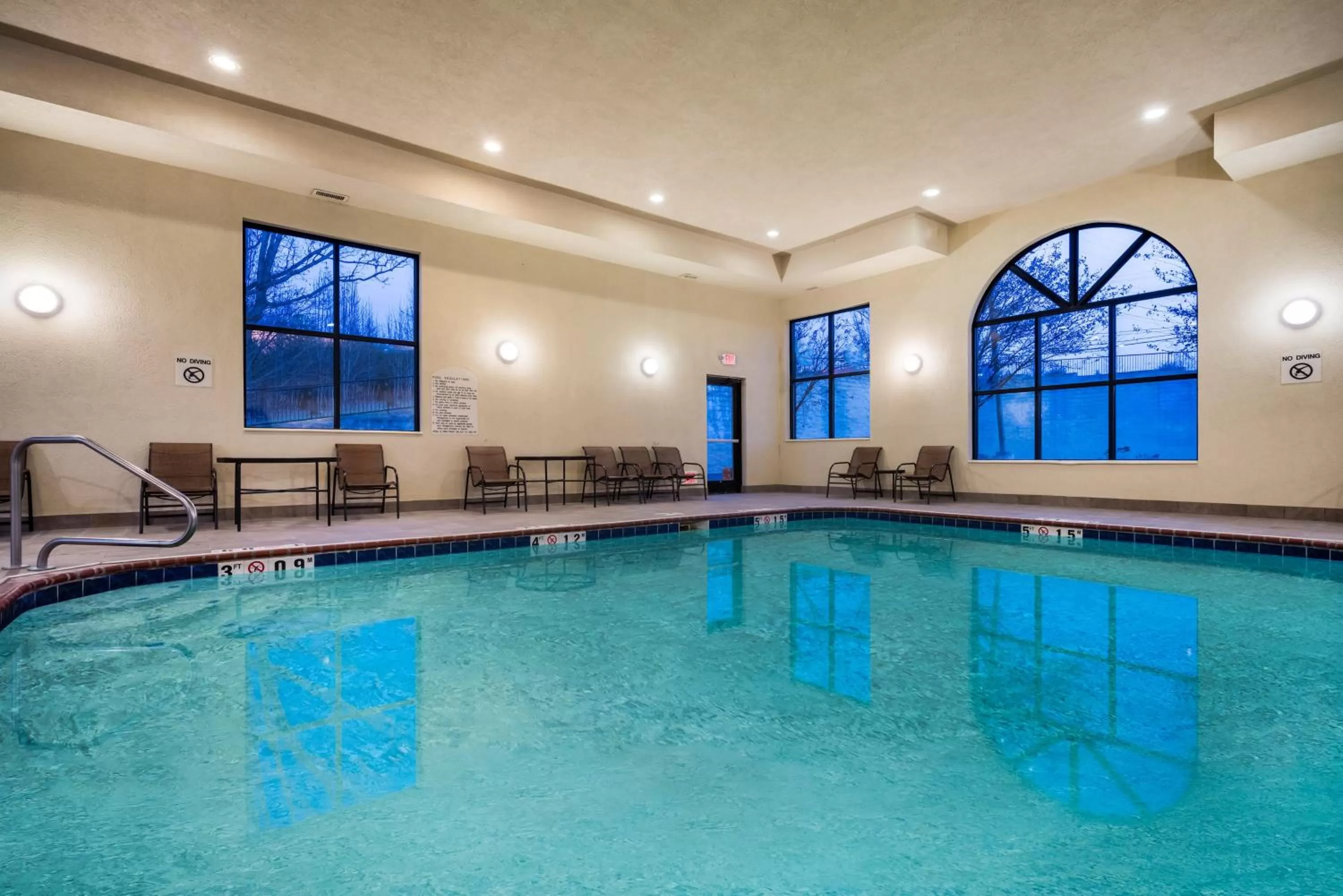 Swimming pool in Holiday Inn Express & Suites Rocky Mount Smith Mountain Lake, an IHG Hotel