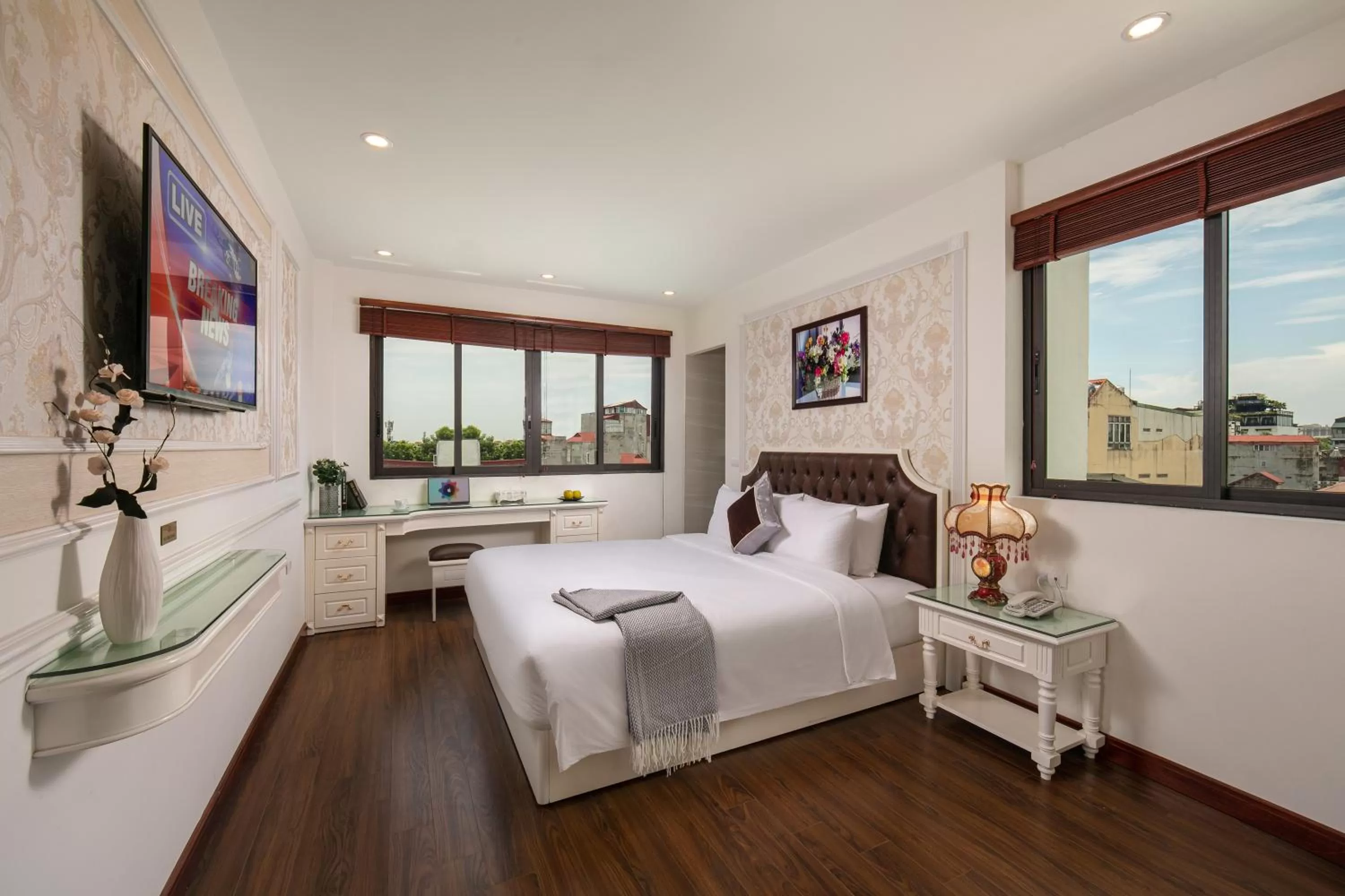 Bed in TrangTrang Boutique Hotel