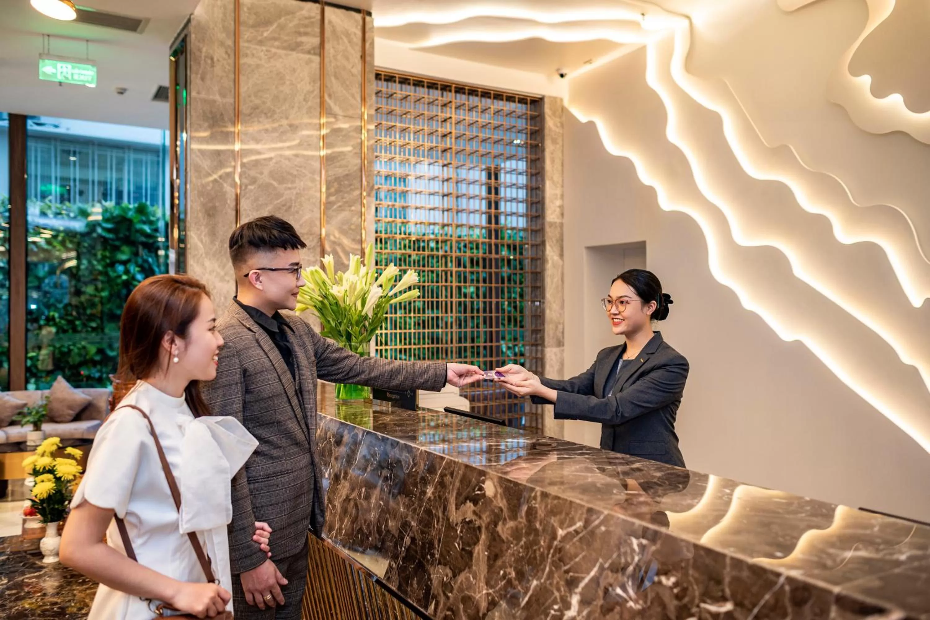 Lobby or reception in Muong Thanh Luxury Saigon Hotel