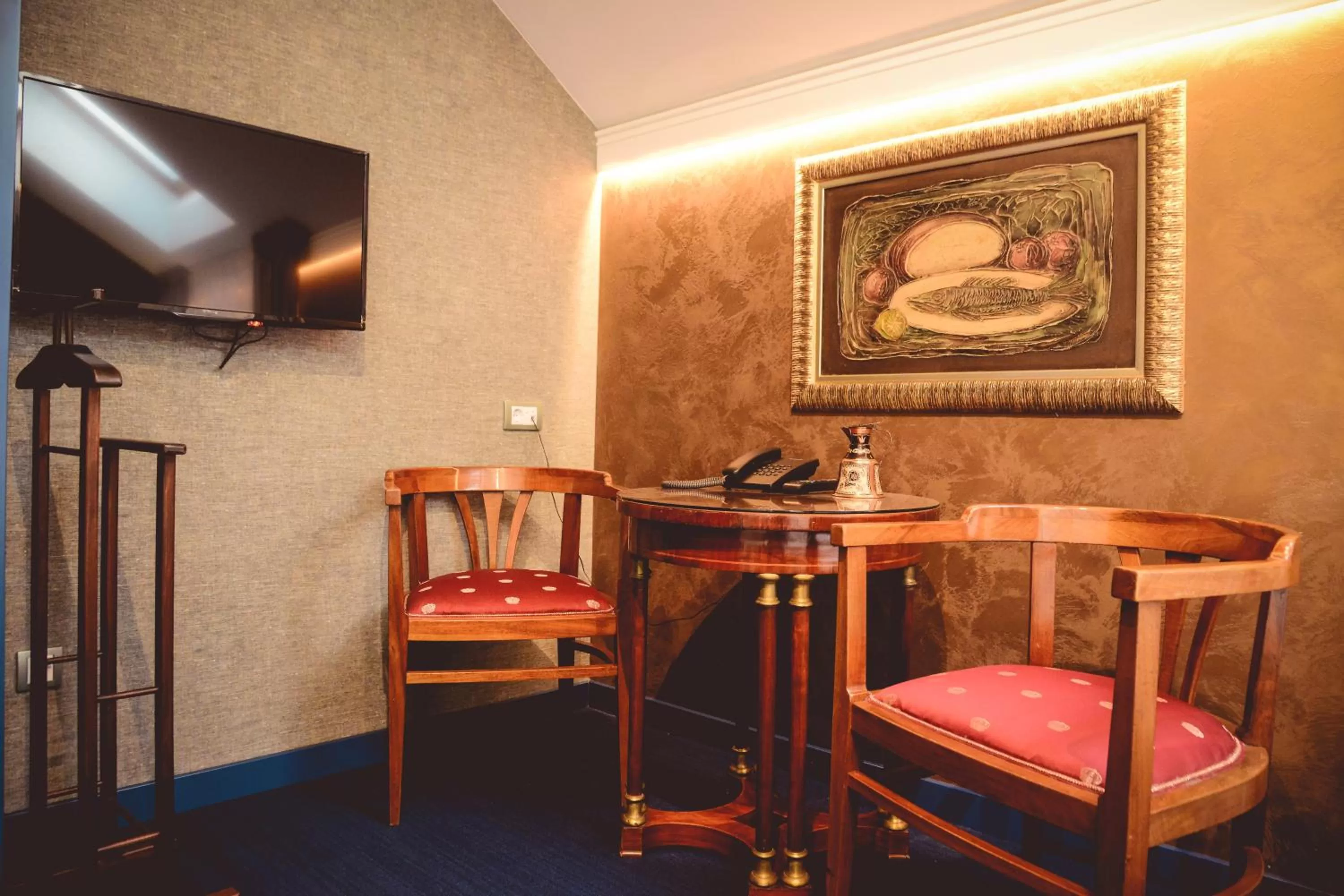 Seating Area in Boutique Macchiato House