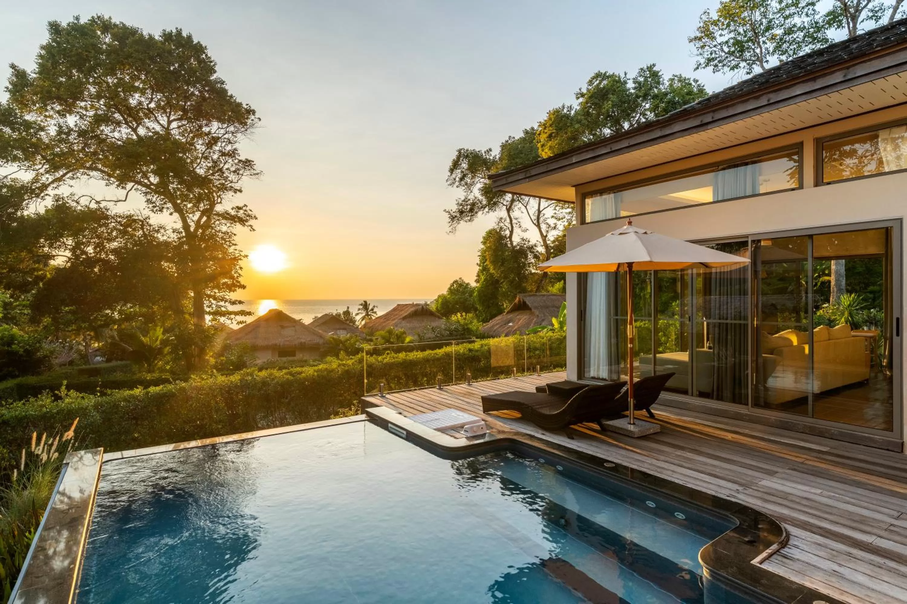 Balcony/Terrace in The Beach Natural Resort Koh Kood