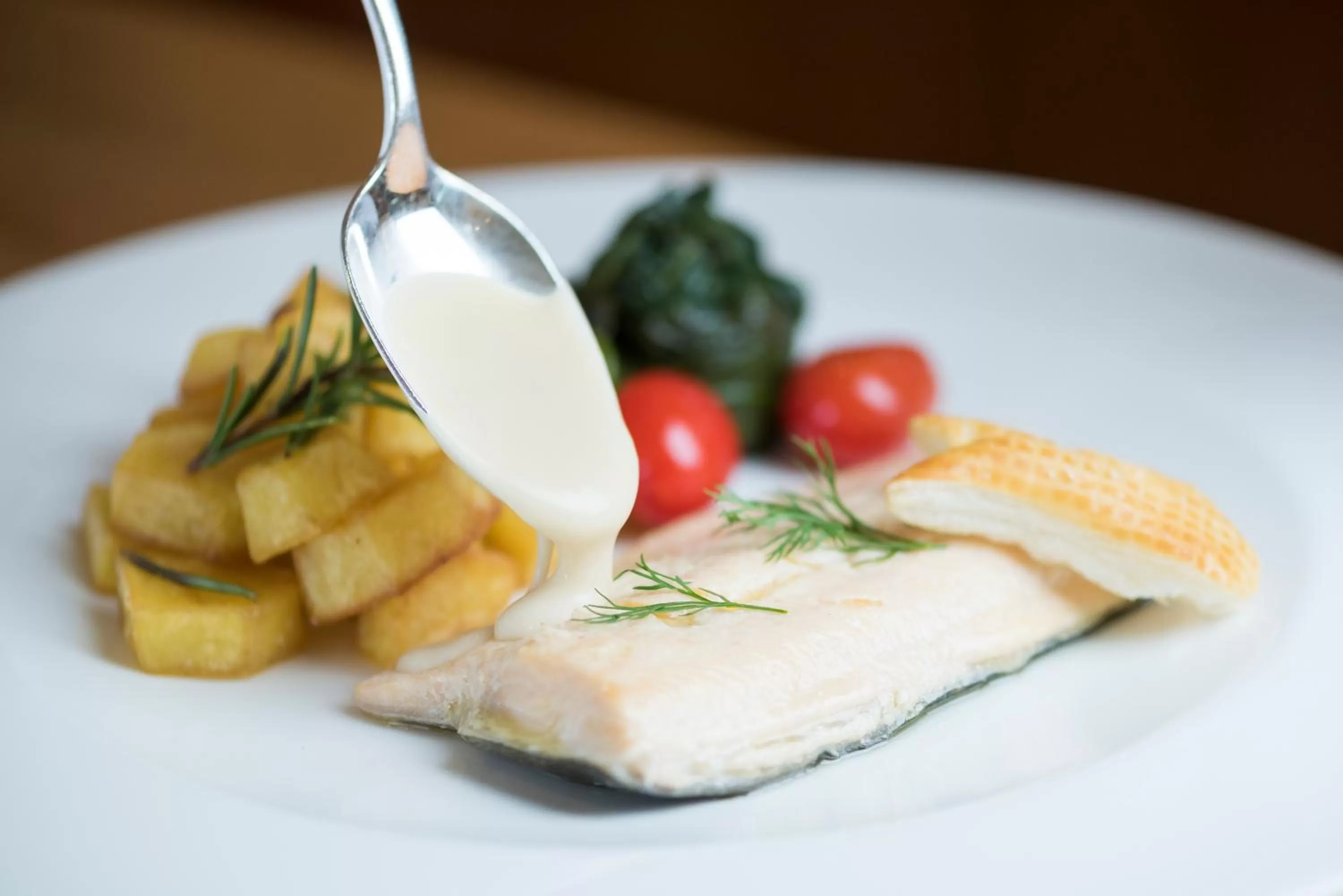 Restaurant/places to eat in Hotel Albris