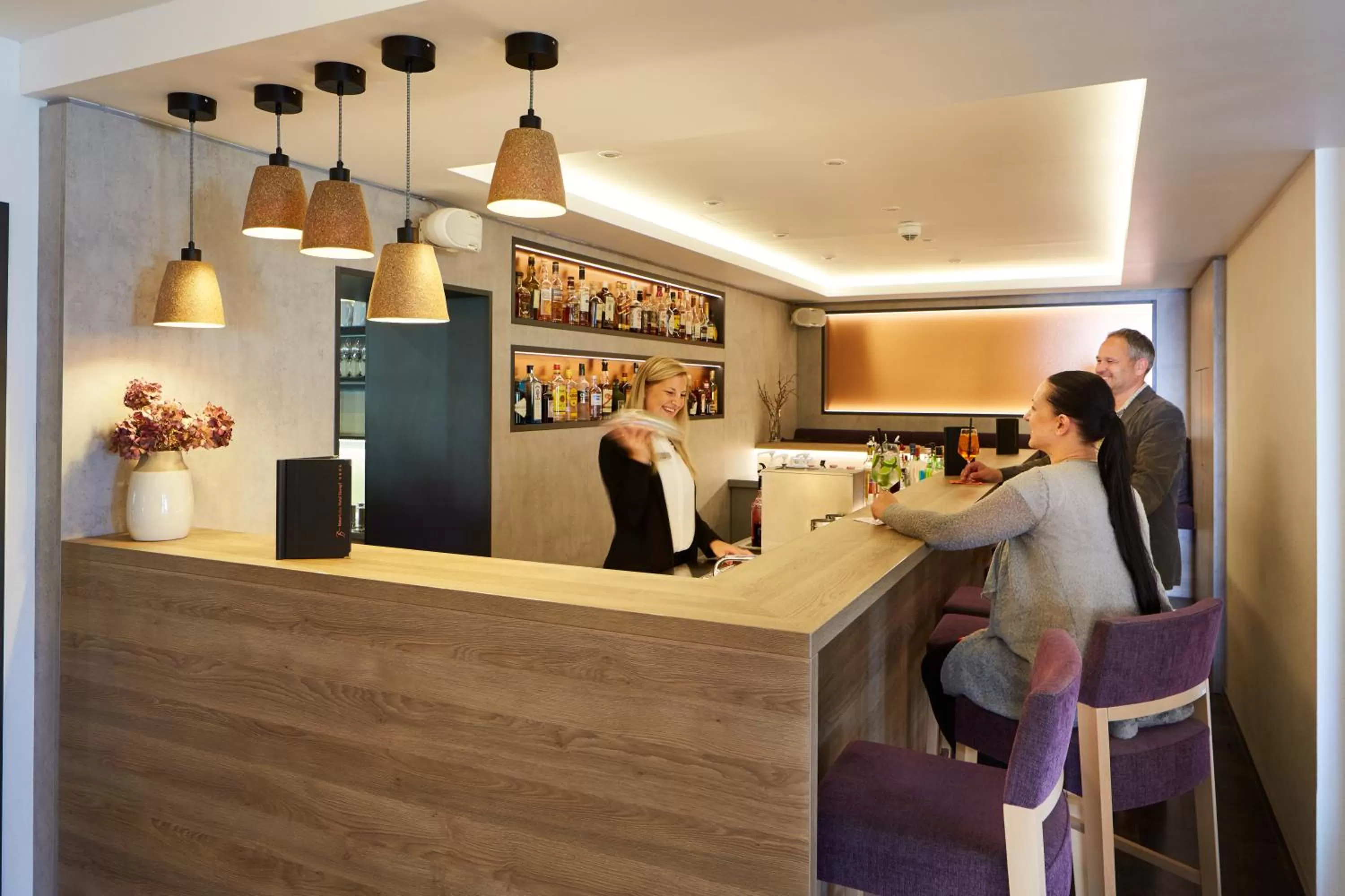 Lounge or bar in NaturKulturHotel Stumpf