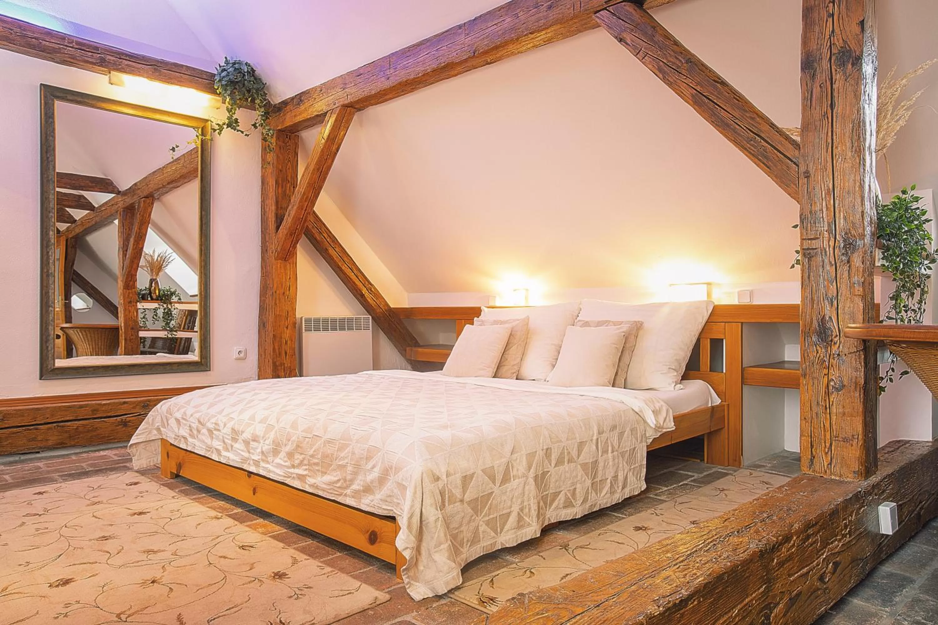 Bed in Wellness Pension Ametyst