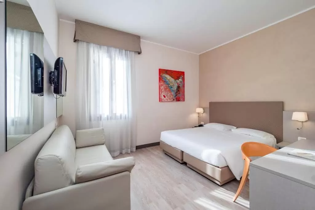 Bed in Park Hotel Ai Pini & Restaurant Ai Pini