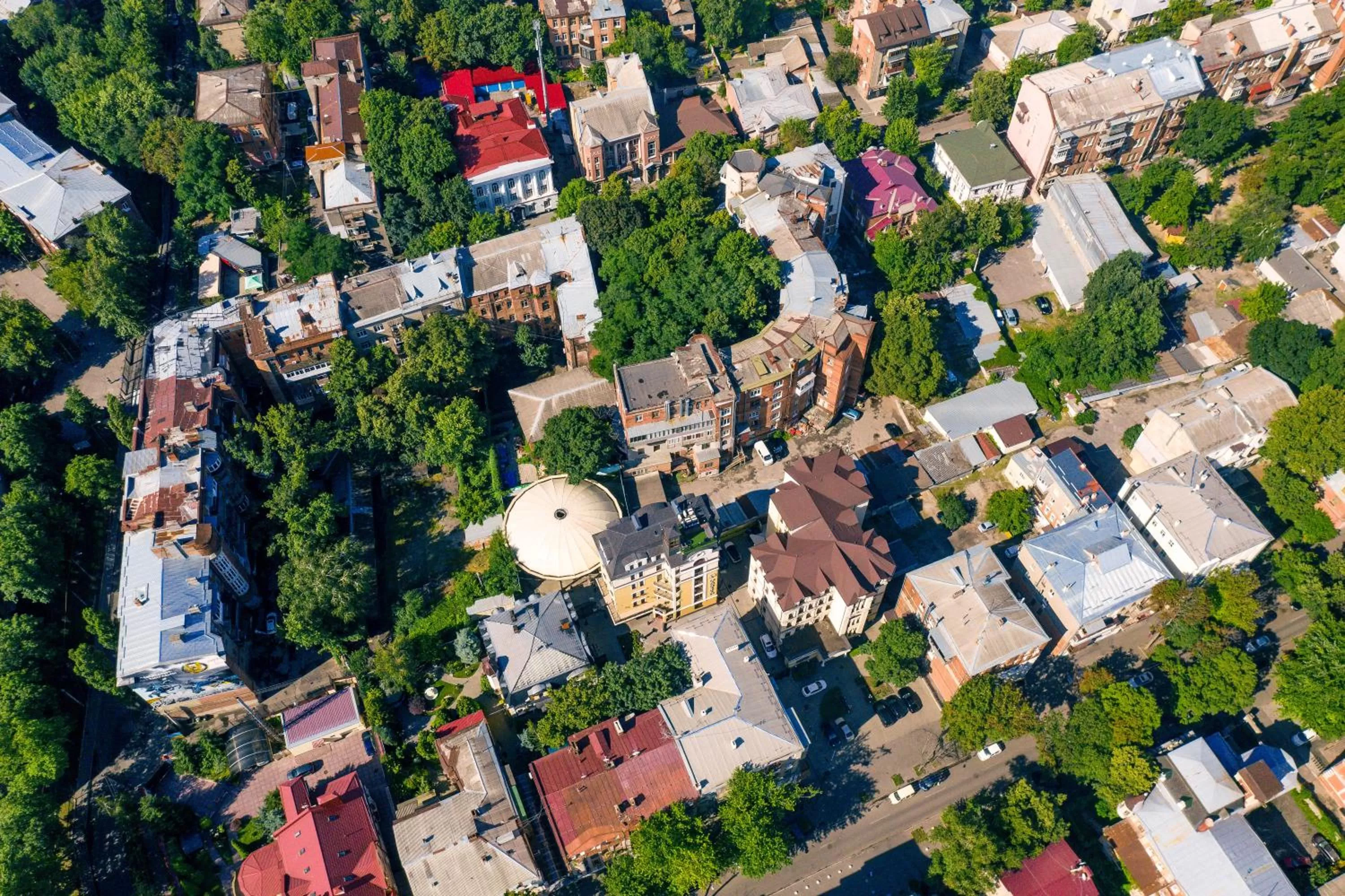 Garden, Bird's-eye View in Hotel "Mandarin Clubhouse"