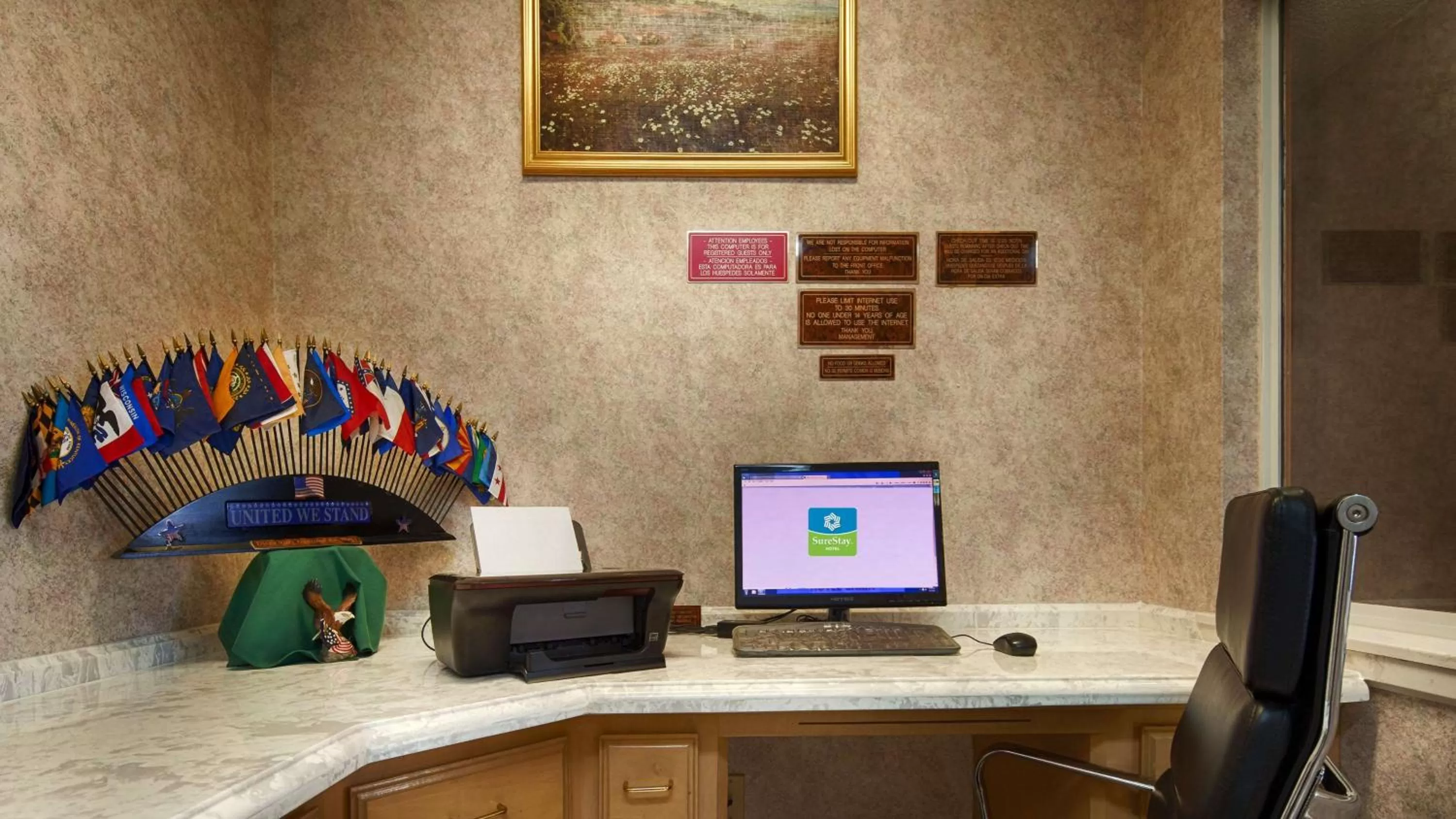 On site in SureStay Hotel by Best Western Mission