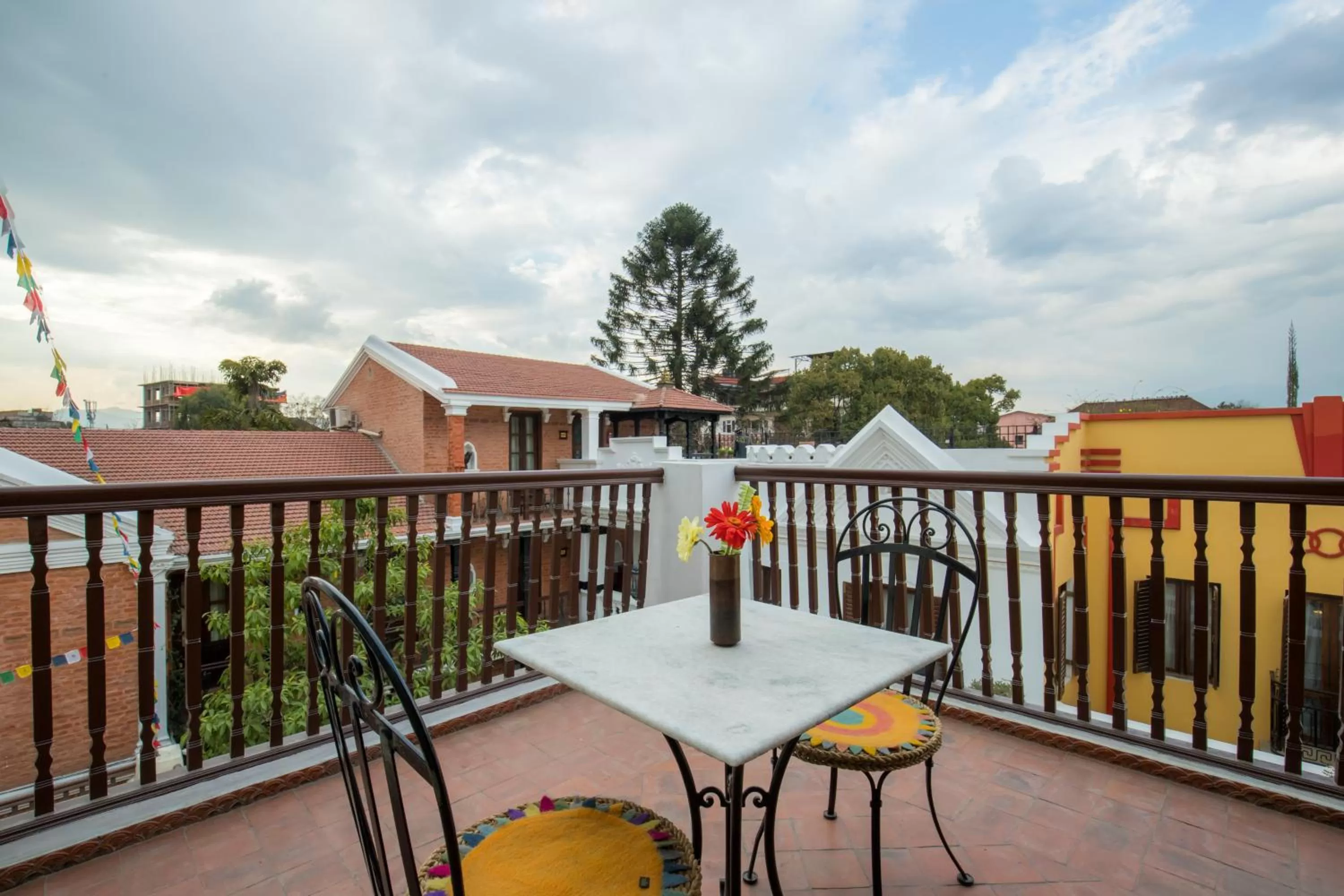 Balcony/Terrace in Baber Mahal Vilas - The Heritage Hotel