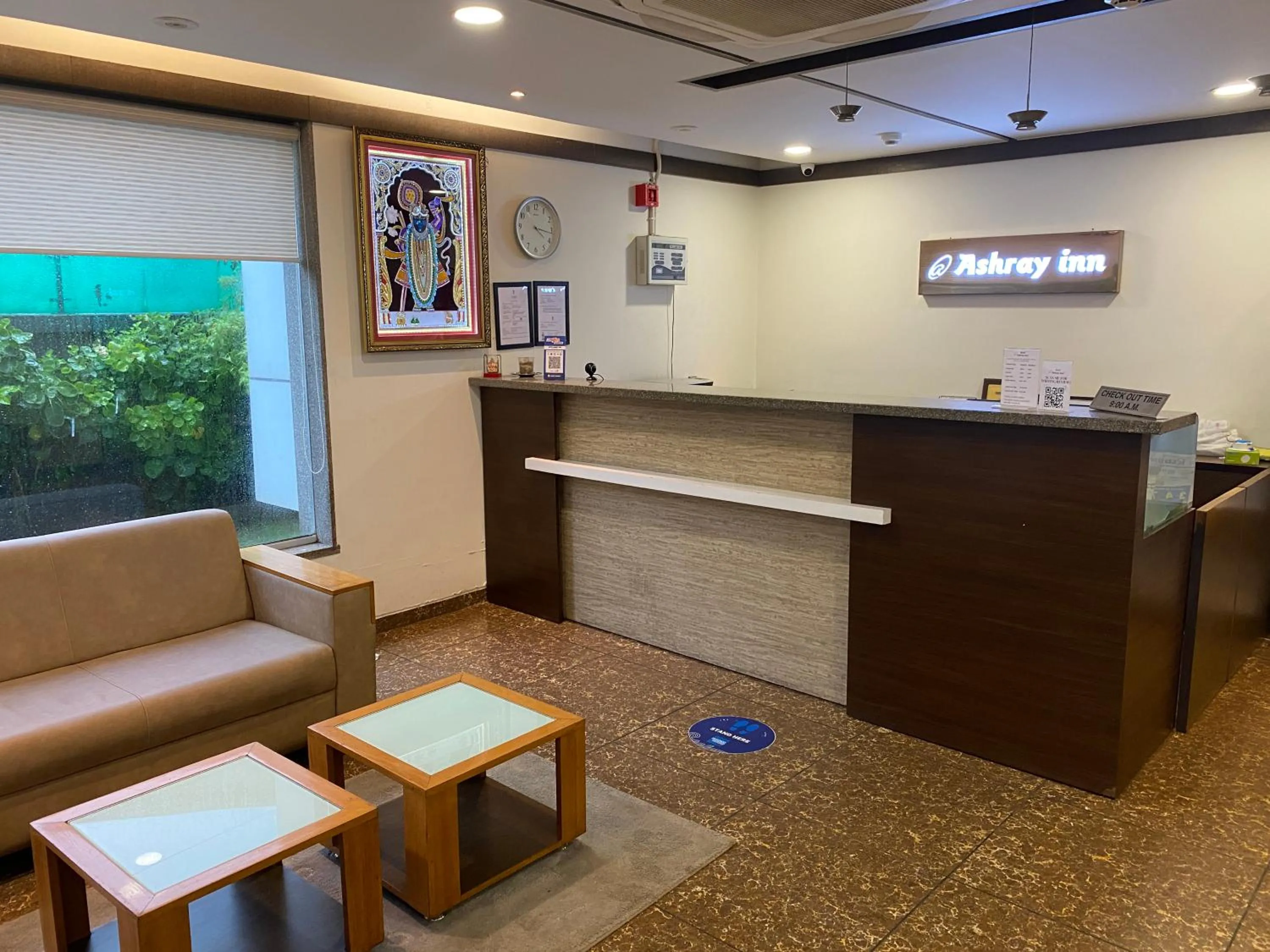 Lobby or reception in Hotel Ashray Inn