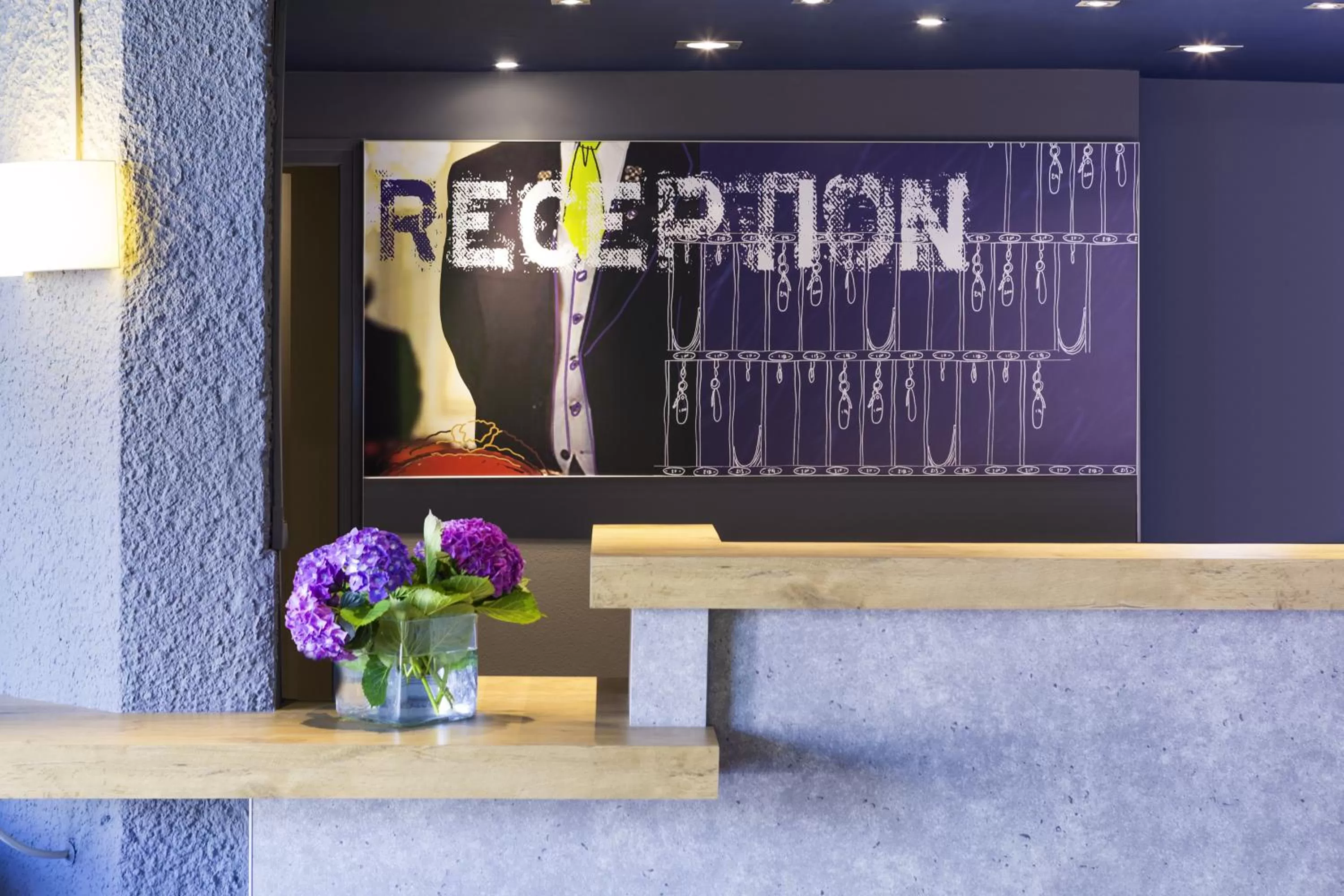 Lobby or reception in Hotel Ibis Budget Lyon Eurexpo -