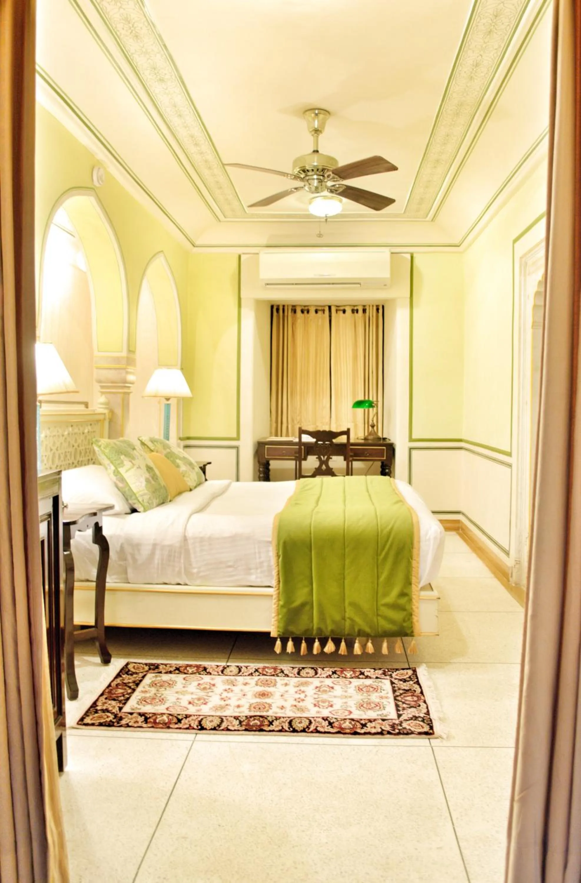 Bedroom, Bed in Royal Heritage Haveli - By Leisure Hotels
