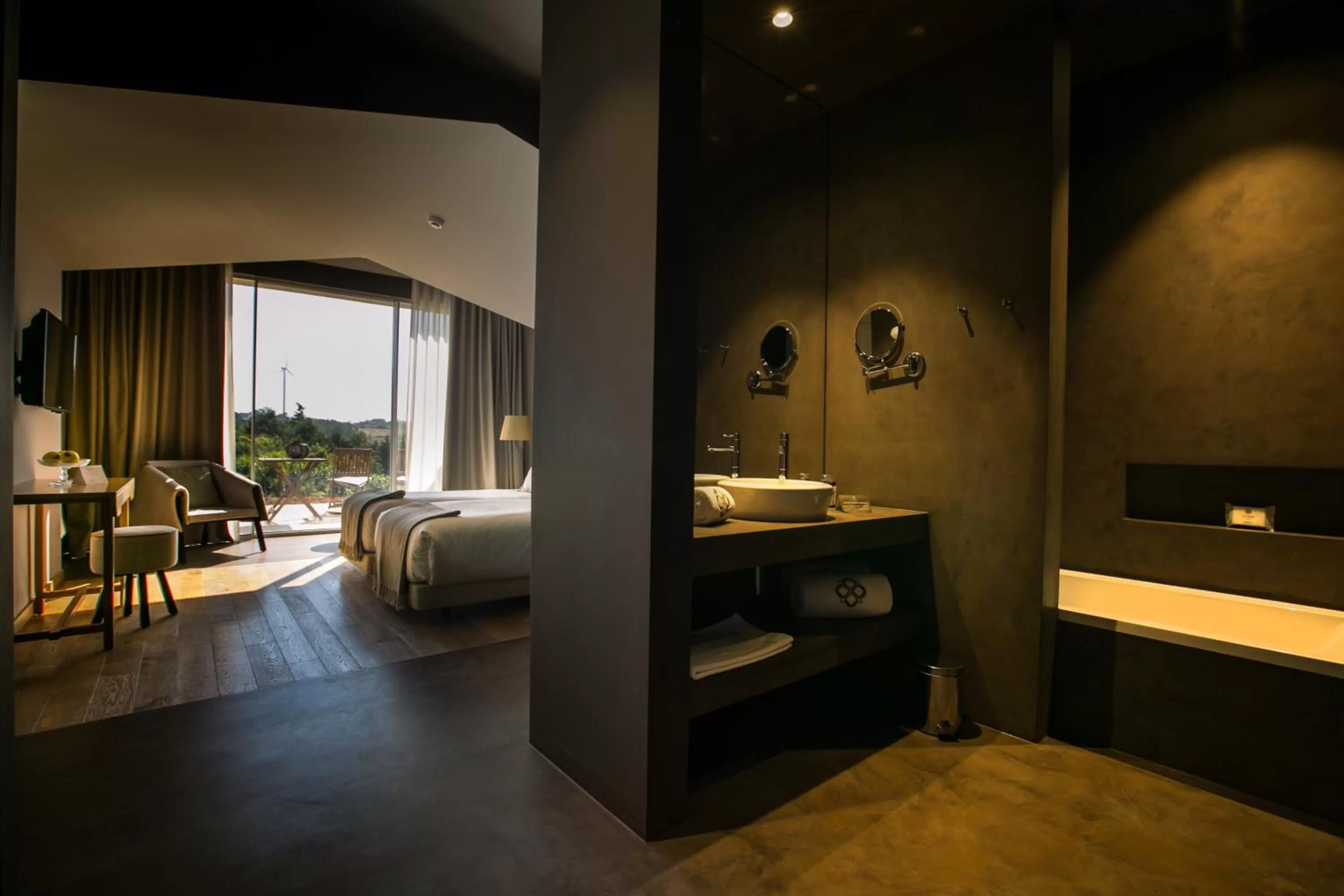 Bathroom, Bed in Vale d'Azenha Hotel Rural & Residences