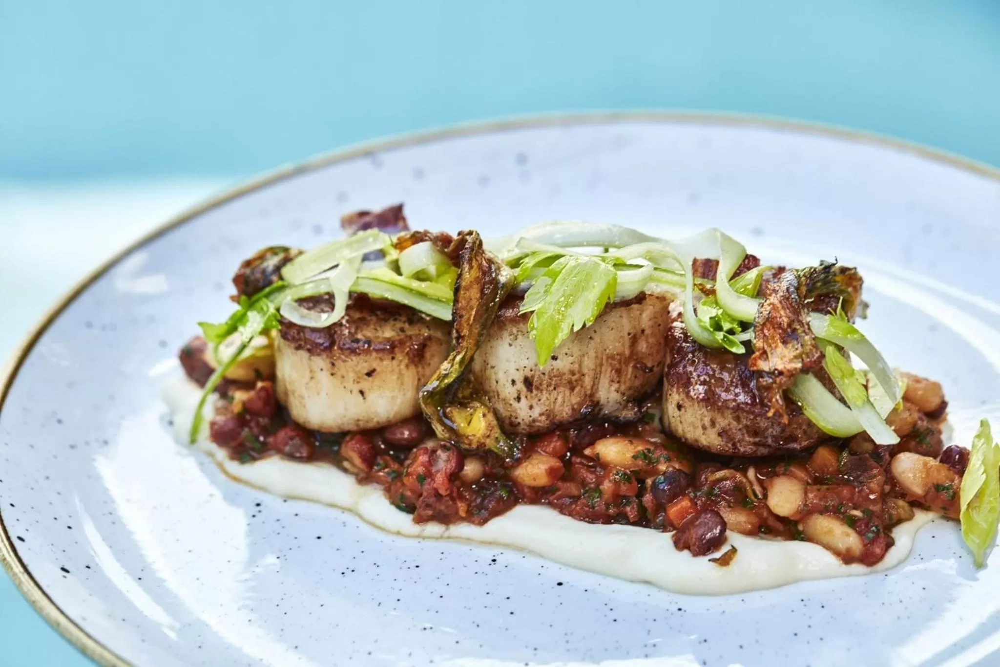 Food close-up in Avalon Hotel Beverly Hills, a Member of Design Hotels