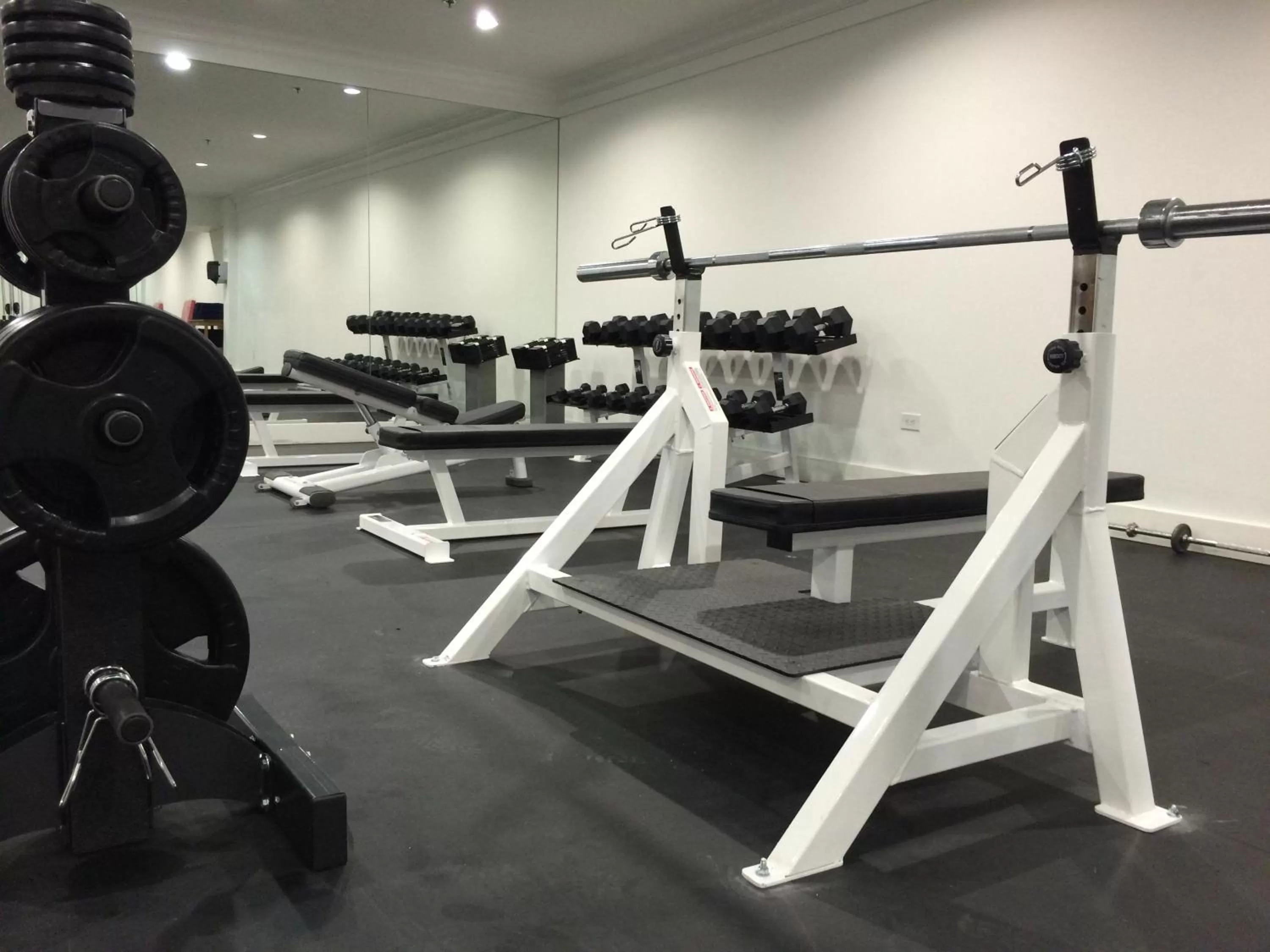Fitness centre/facilities in Century Plaza Hotel