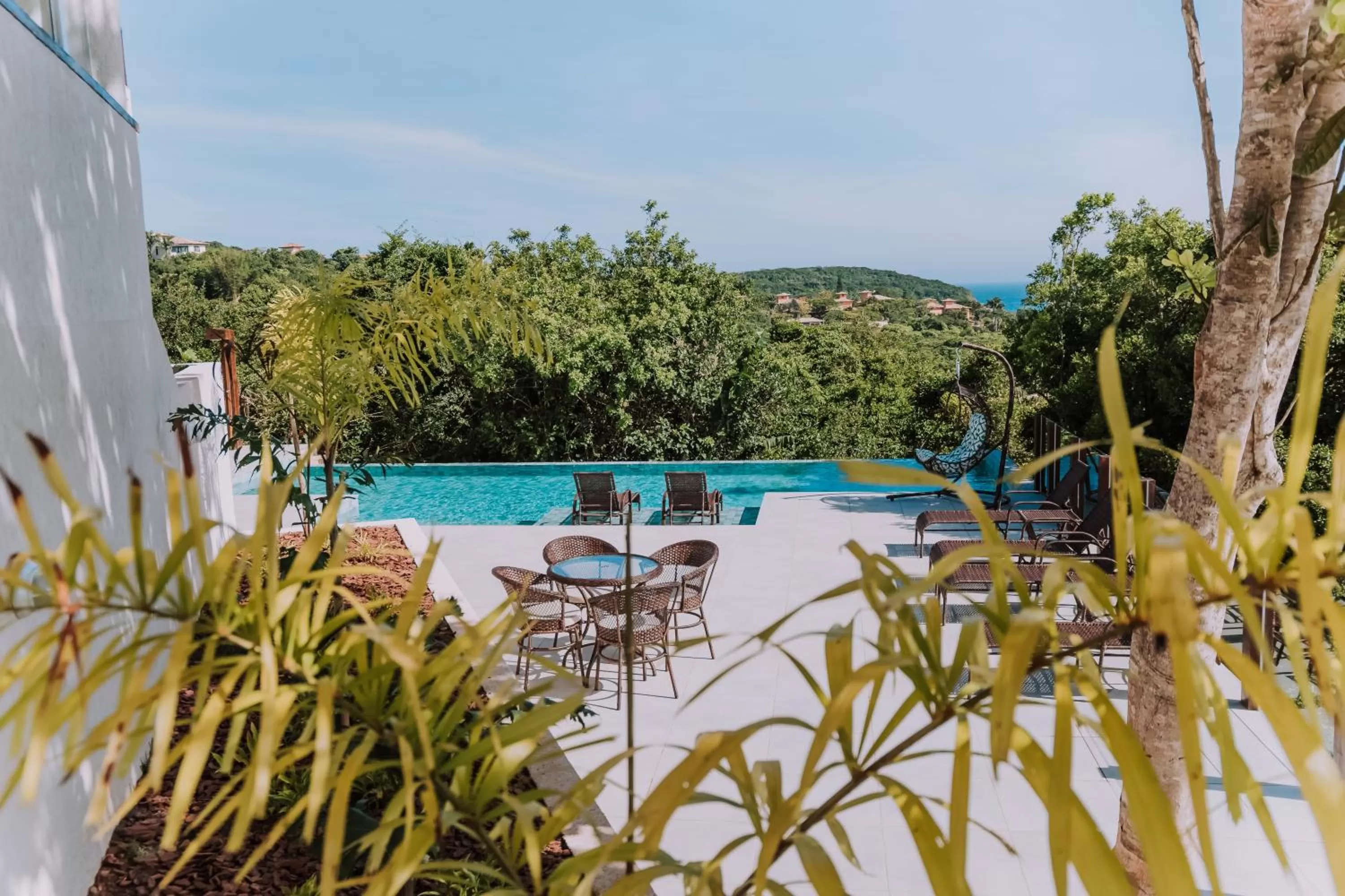 Pool view in Pousada Peninsula de Buzios