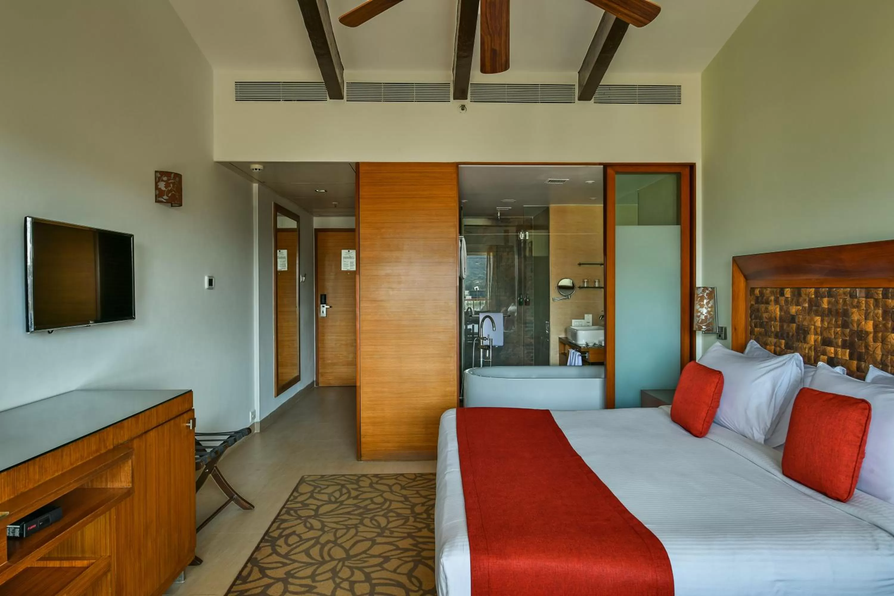 Bedroom, Bed in Fariyas Resort Lonavala