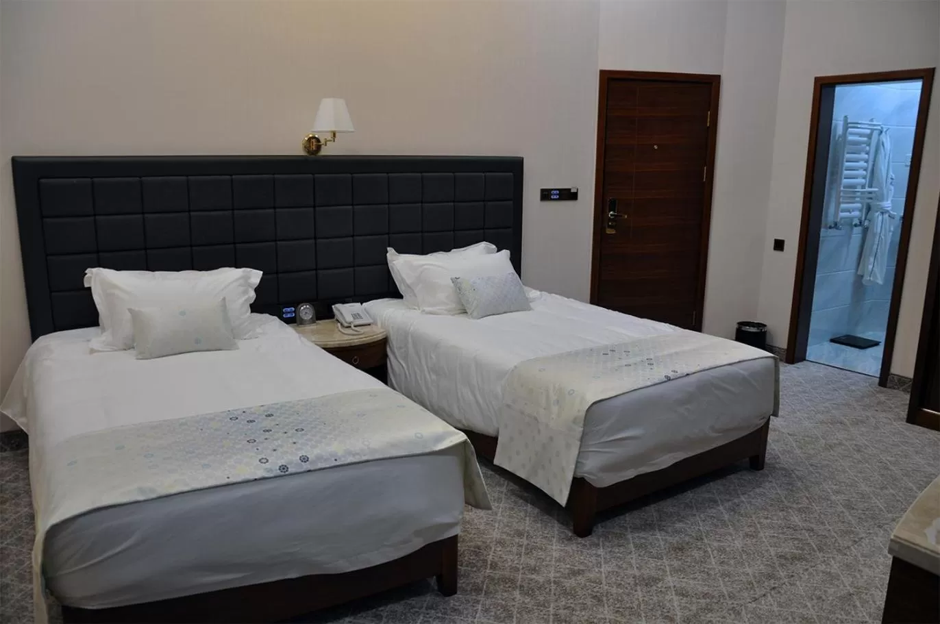 Bed in Parliament Palace Hotel