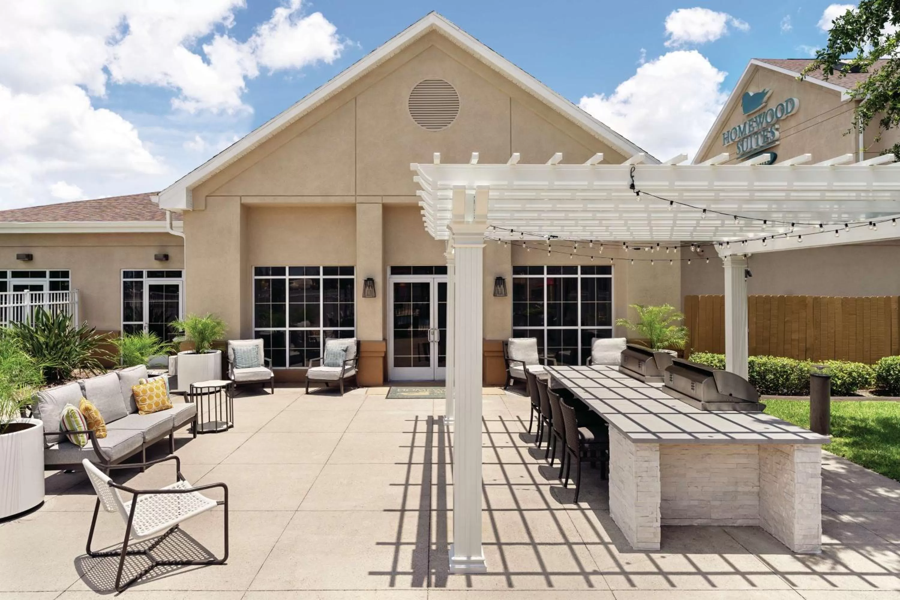 Patio in Homewood Suites by Hilton Corpus Christi