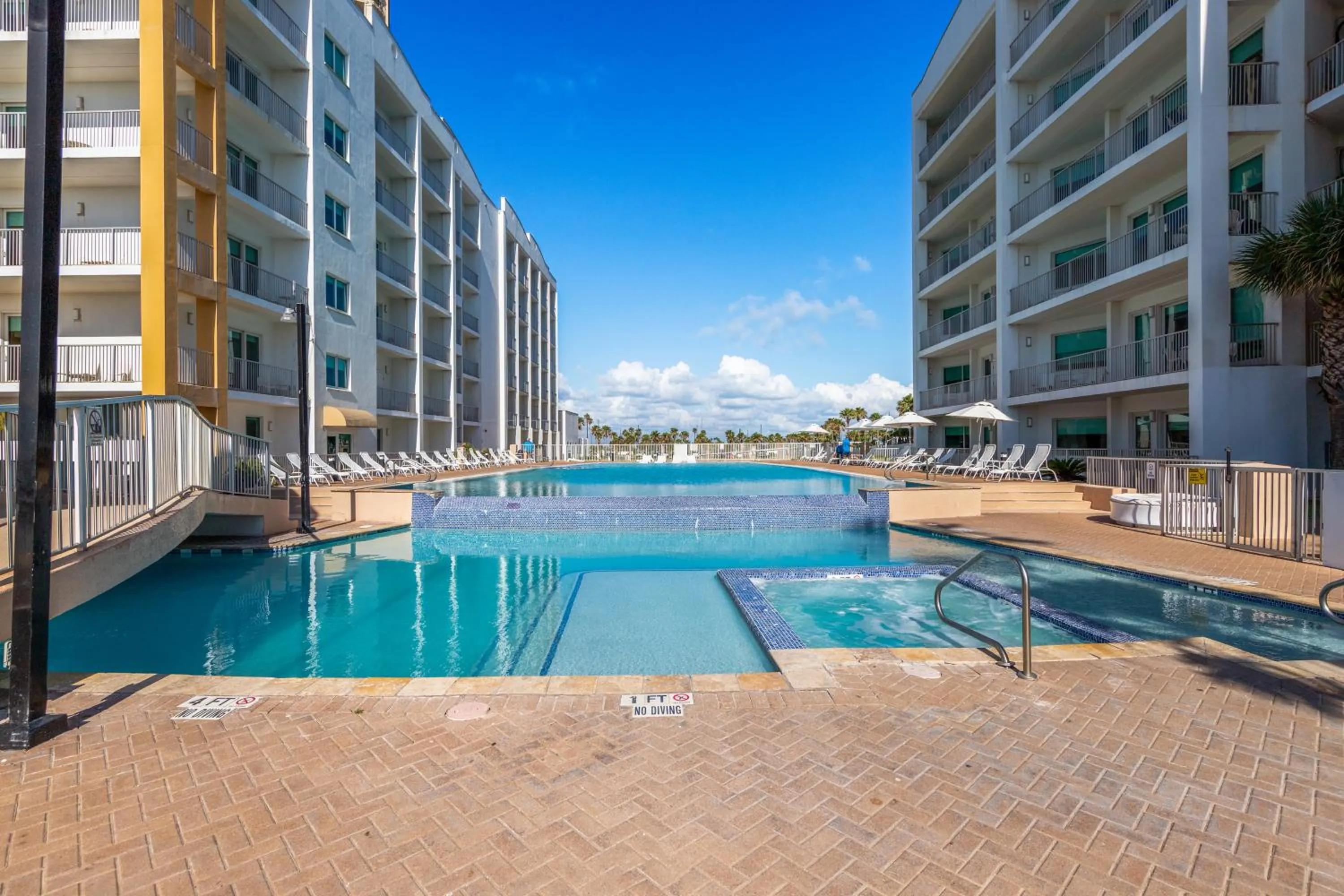 Swimming pool in Peninsula Island Resort & Spa - Beachfront Property at South Padre Island