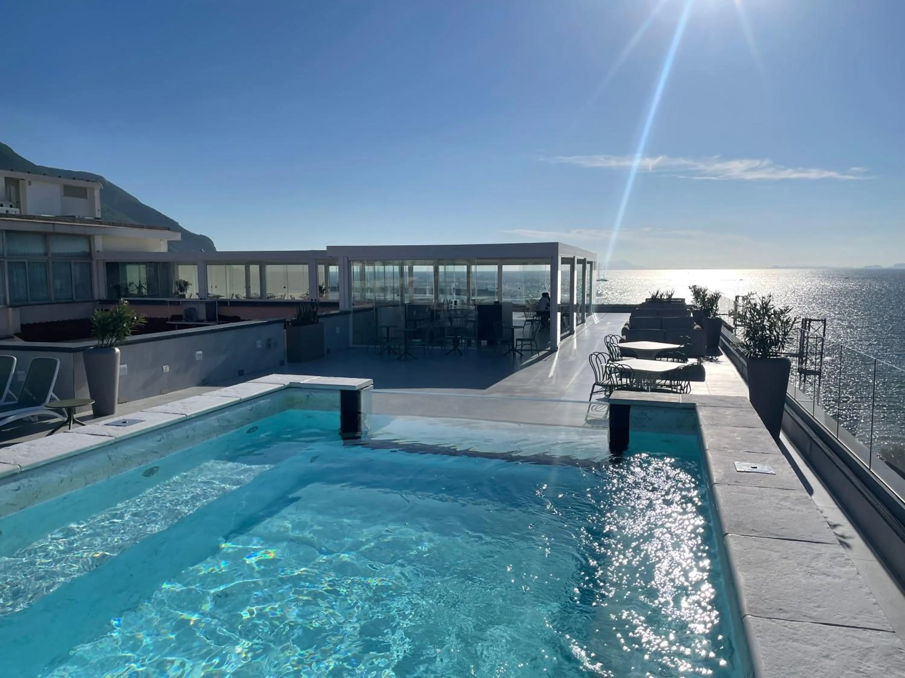 Swimming pool in Hotel Stabia