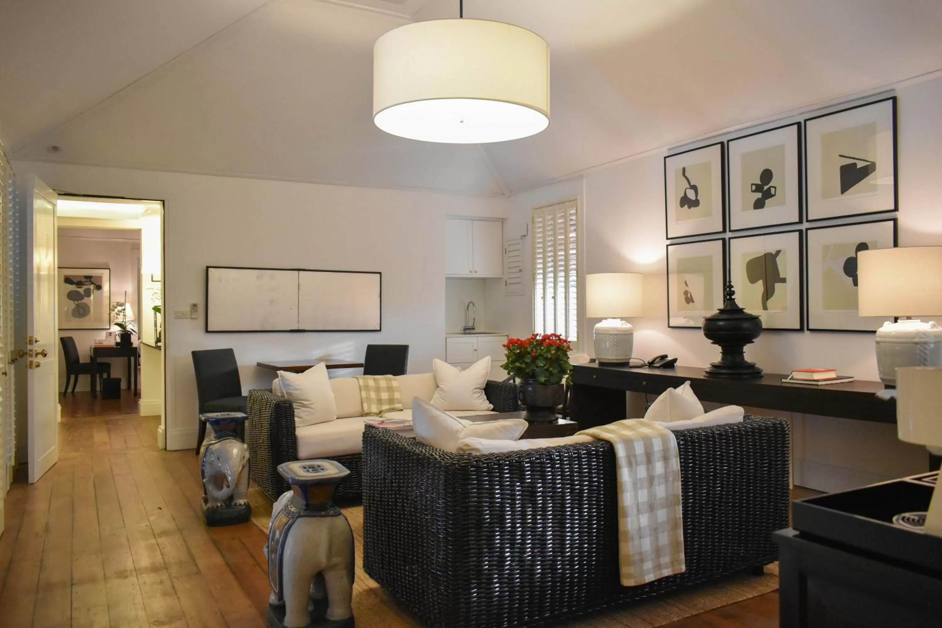 Living room in Rachamankha Hotel