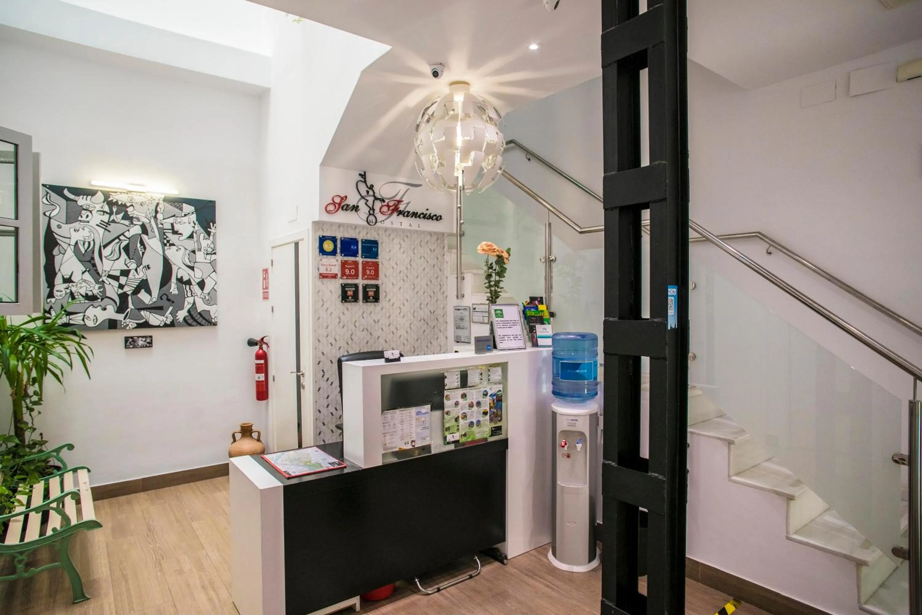 Lobby or reception in Hostal San Francisco