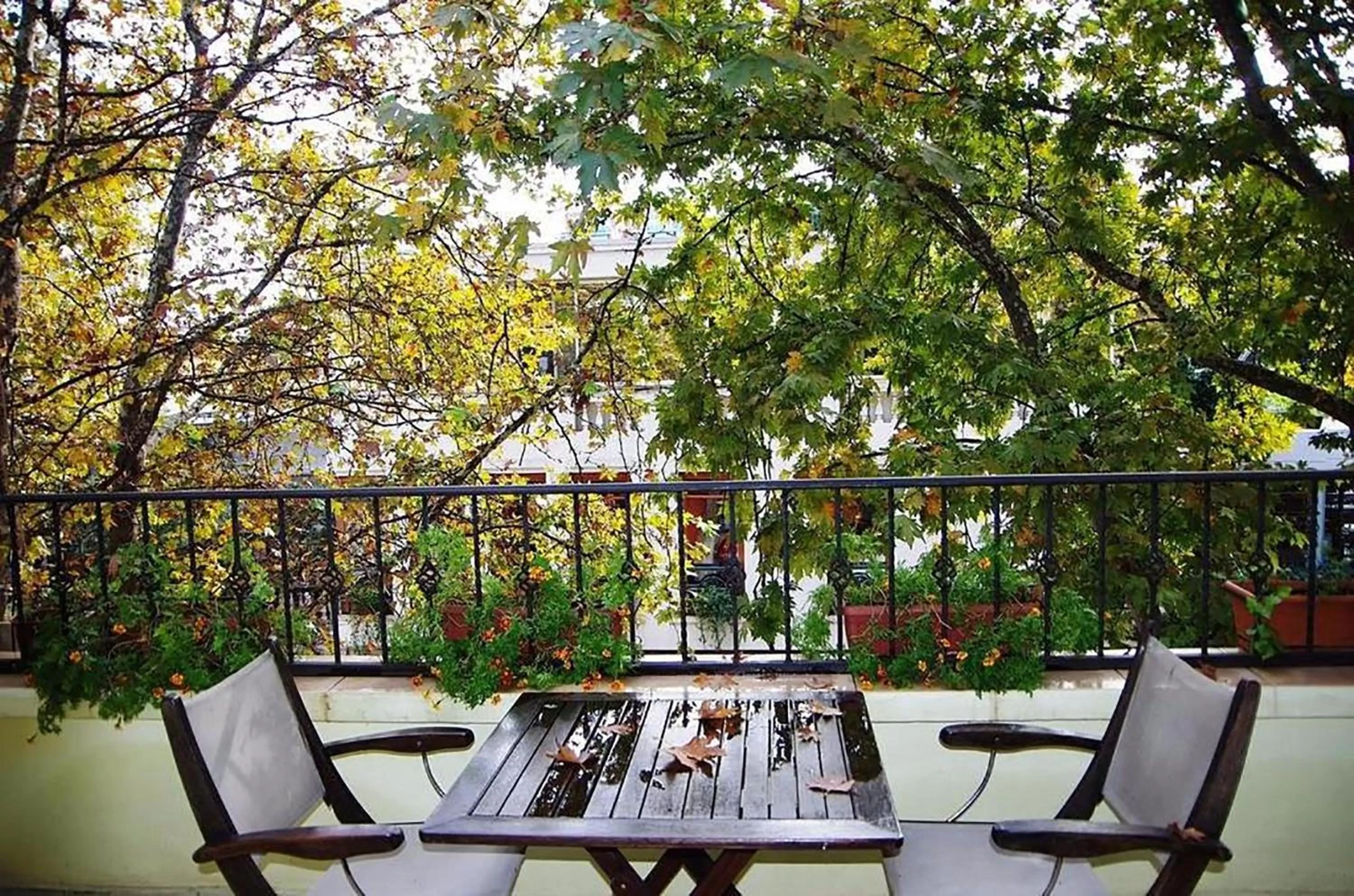 Patio in Hotel Millenium Tirana