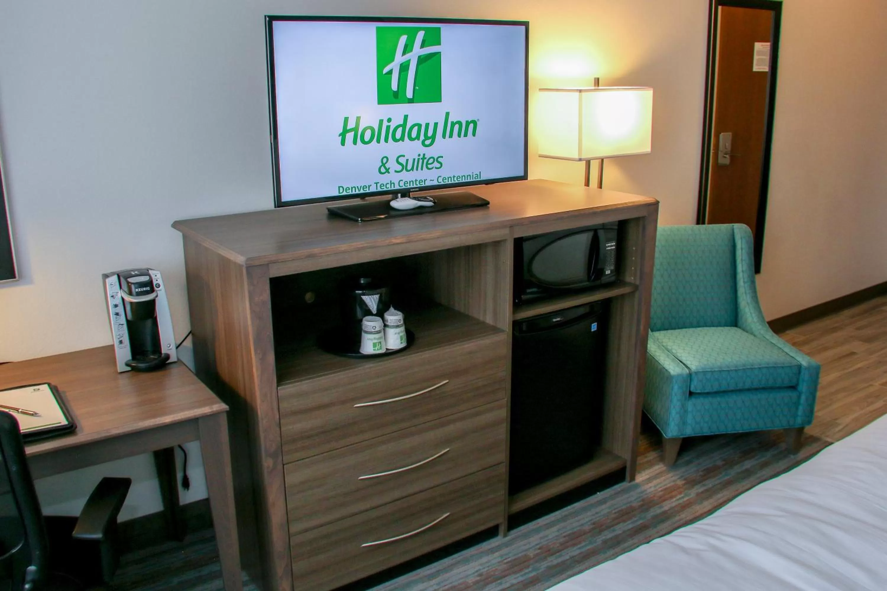 Photo of the whole room, Bed in Holiday Inn & Suites Denver Tech Center-Centennial by IHG