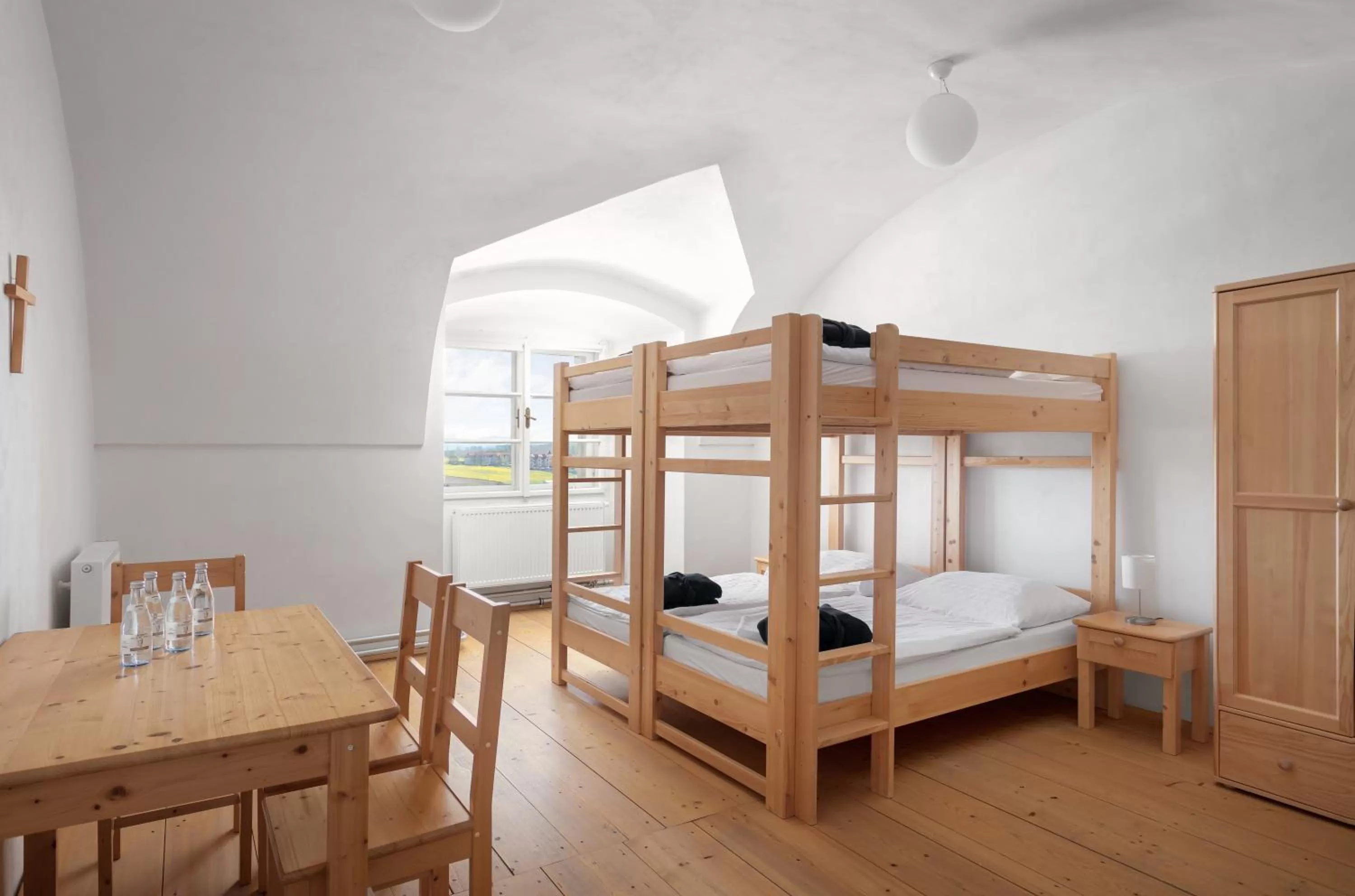 bunk bed in Dům Hostů Klášter Broumov