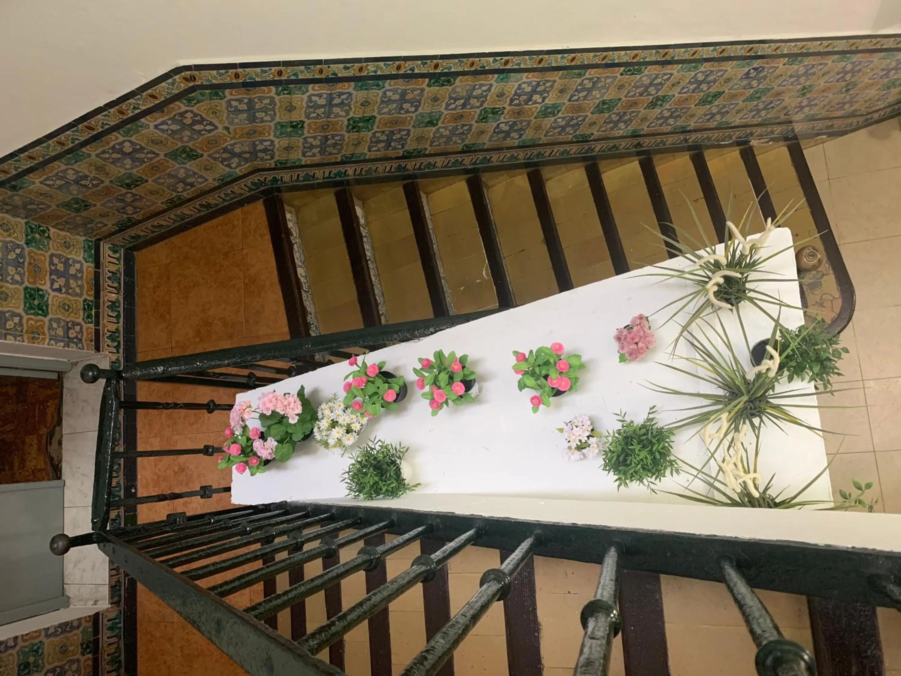 Patio in Hostal Alcobia