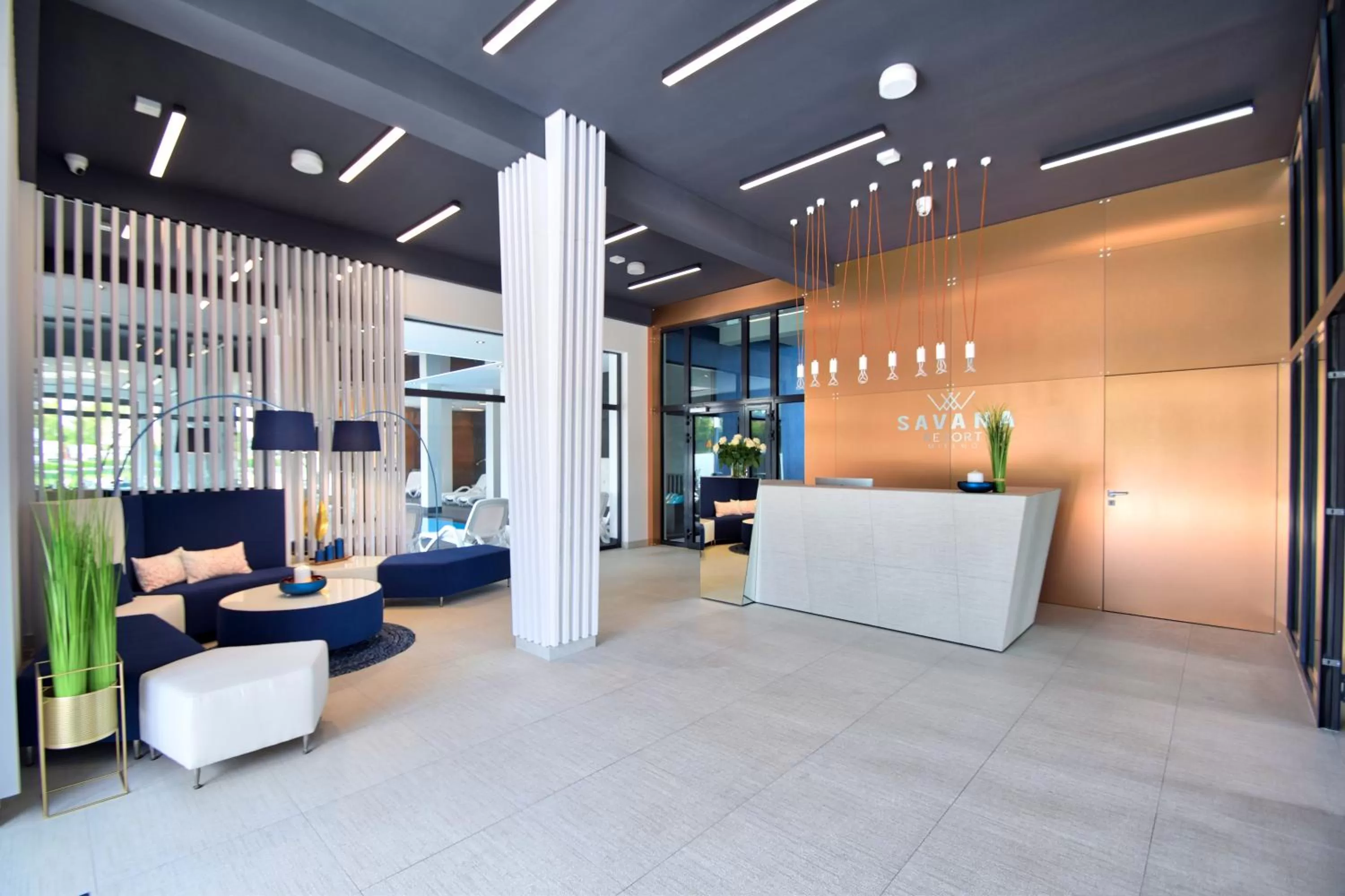 Lobby or reception in Savana Resort Mielno